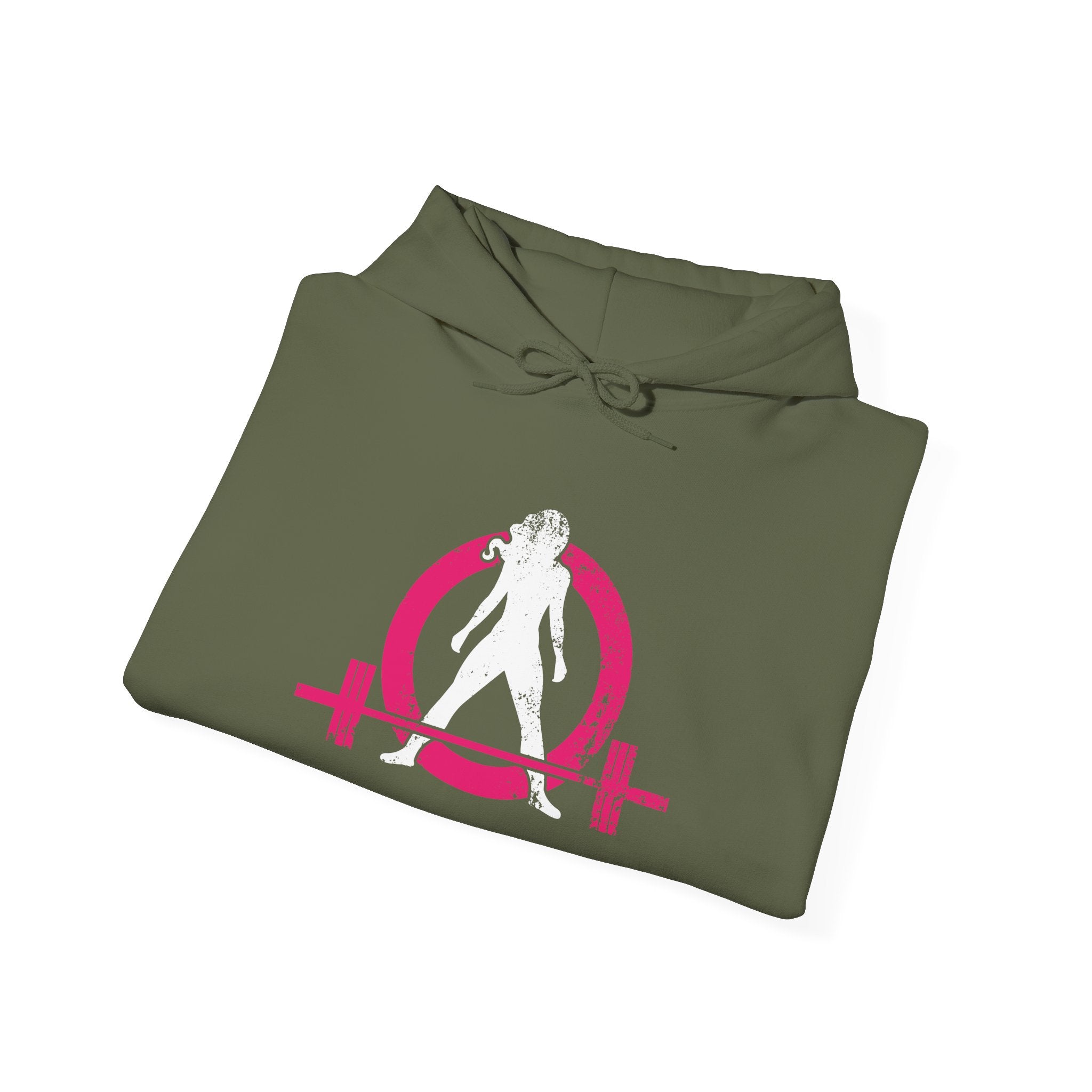 Strong Not Skinny – Unisex Heavy Blend™ Hooded Sweatshirt (Color Distressed Logo)