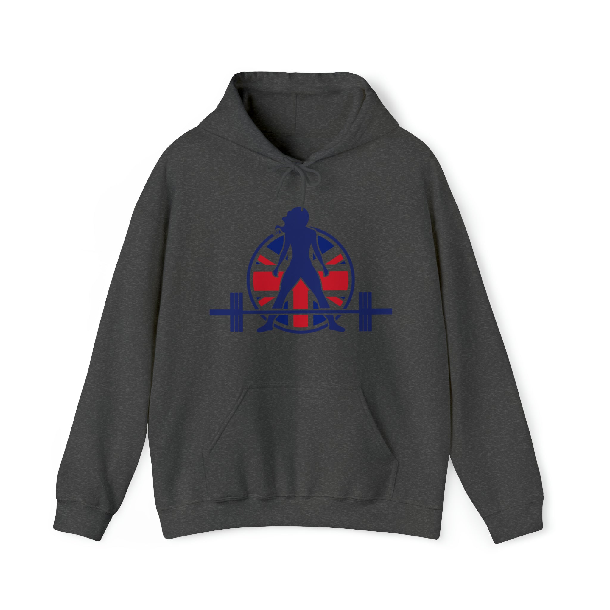 UK Logo Light  Unisex Heavy Blend Hooded Sweatshirt - Plain Back