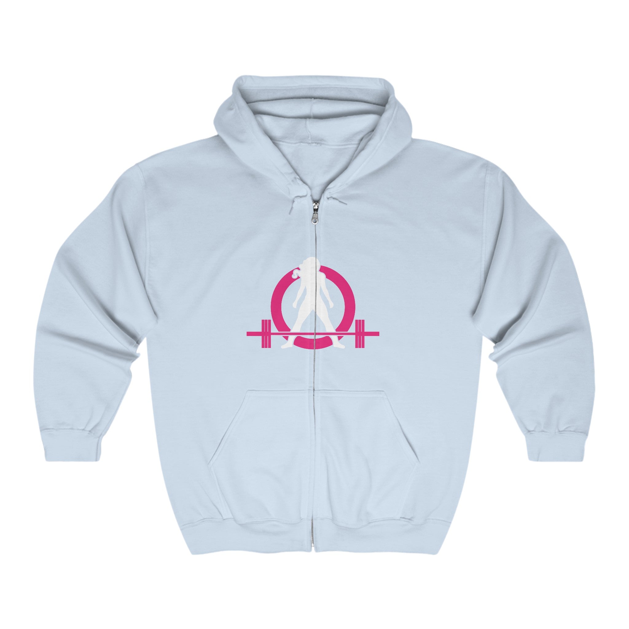 Unisex Heavy Blend™ Full Zip Hooded Sweatshirt - Classic Dark Logo