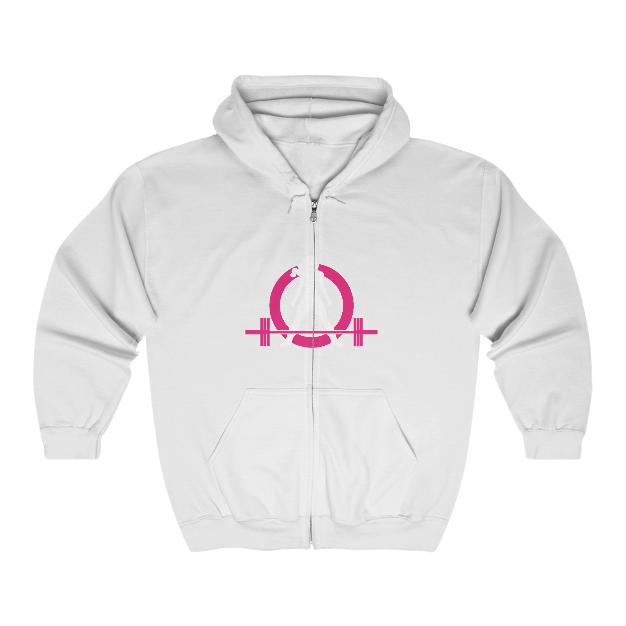 Unisex Heavy Blend™ Full Zip Hooded Sweatshirt - Classic Dark Logo
