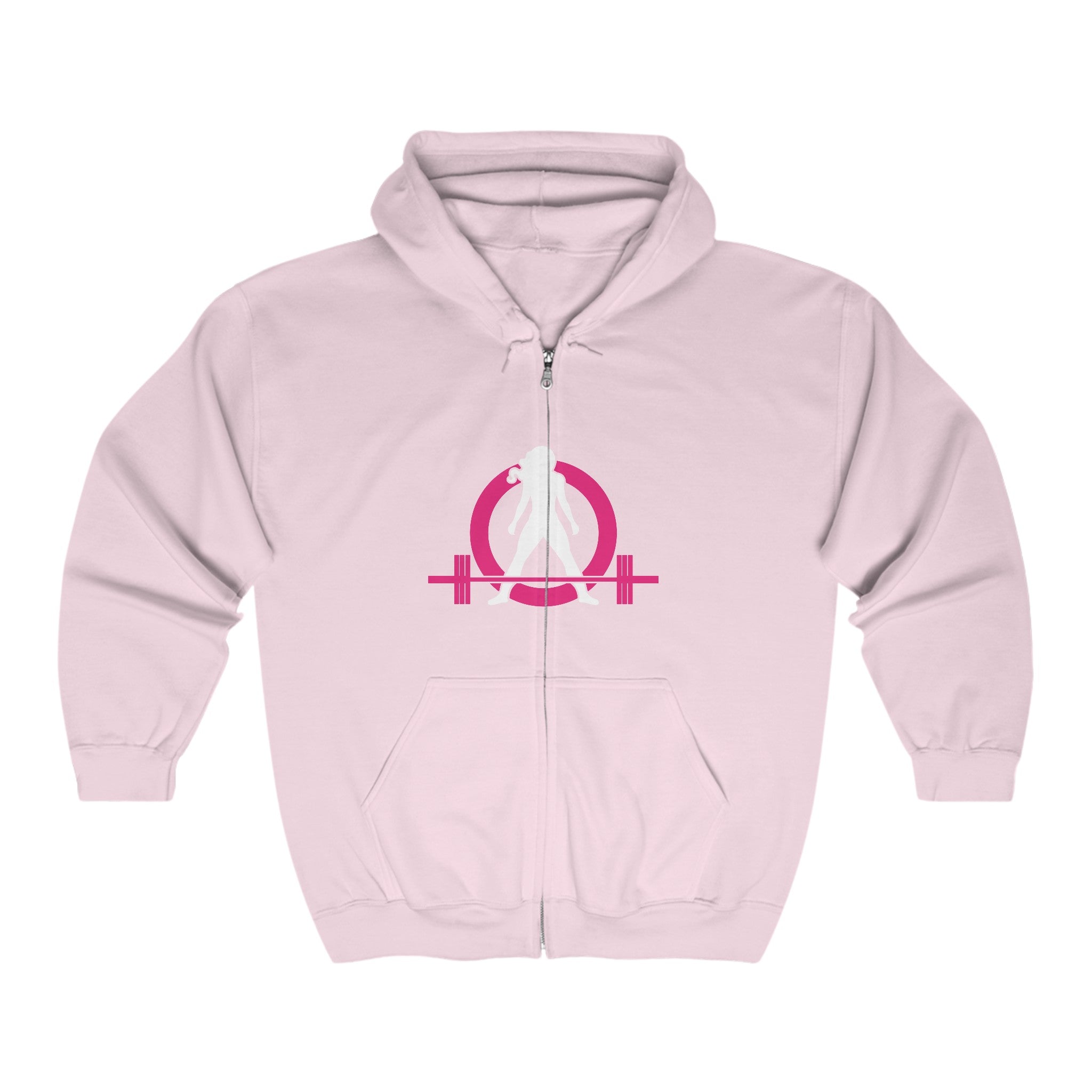 Unisex Heavy Blend™ Full Zip Hooded Sweatshirt - Classic Dark Logo