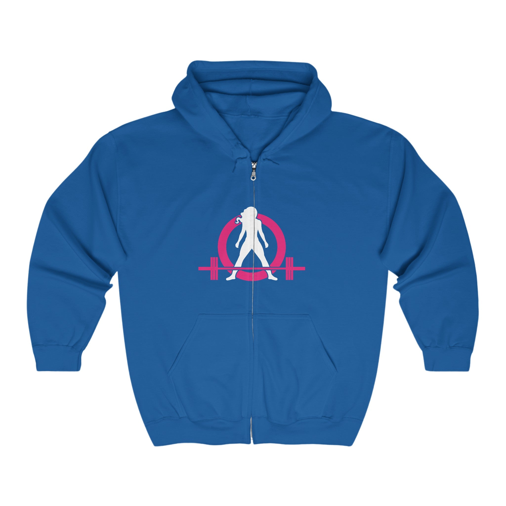 Unisex Heavy Blend™ Full Zip Hooded Sweatshirt - Classic Dark Logo