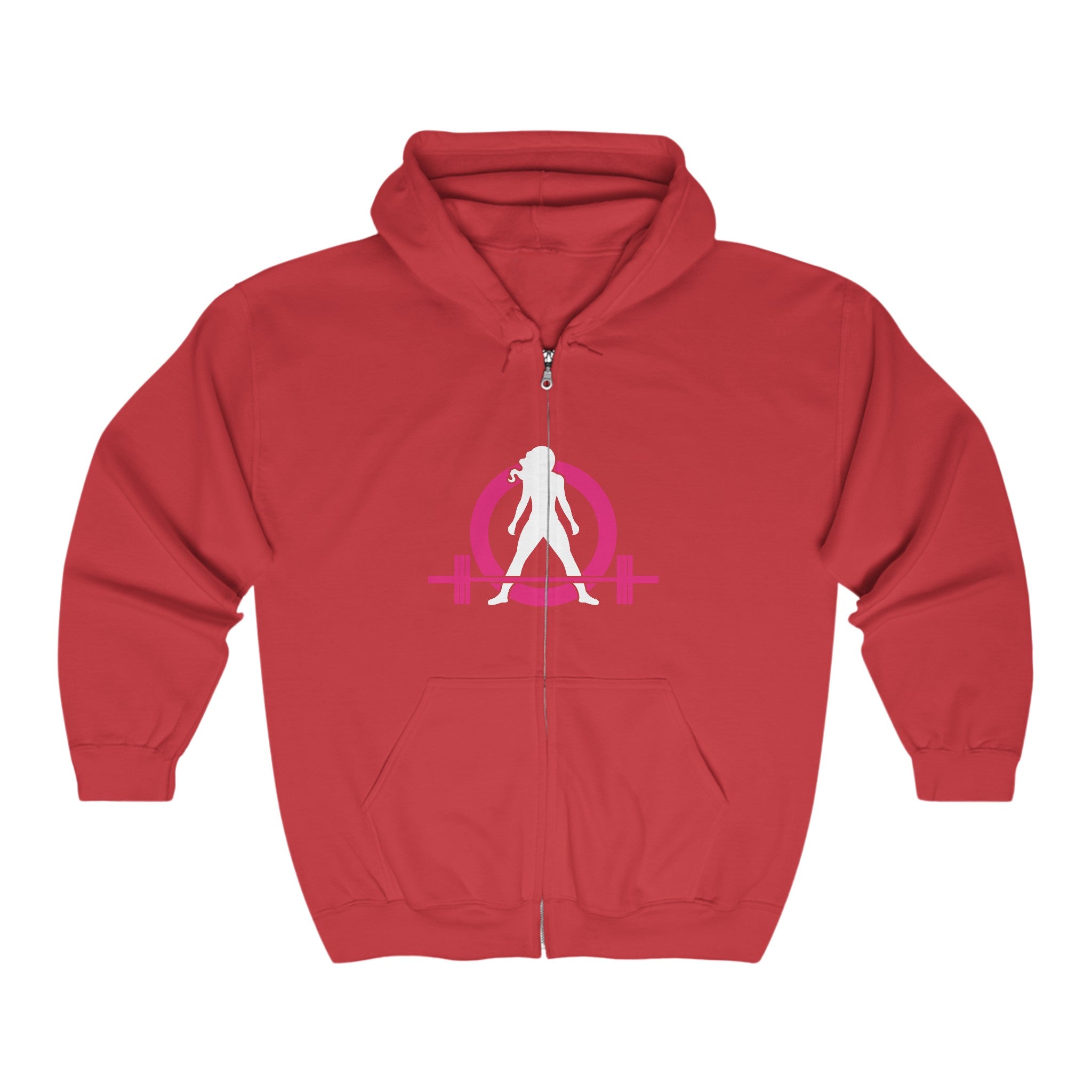 Unisex Heavy Blend™ Full Zip Hooded Sweatshirt - Classic Dark Logo