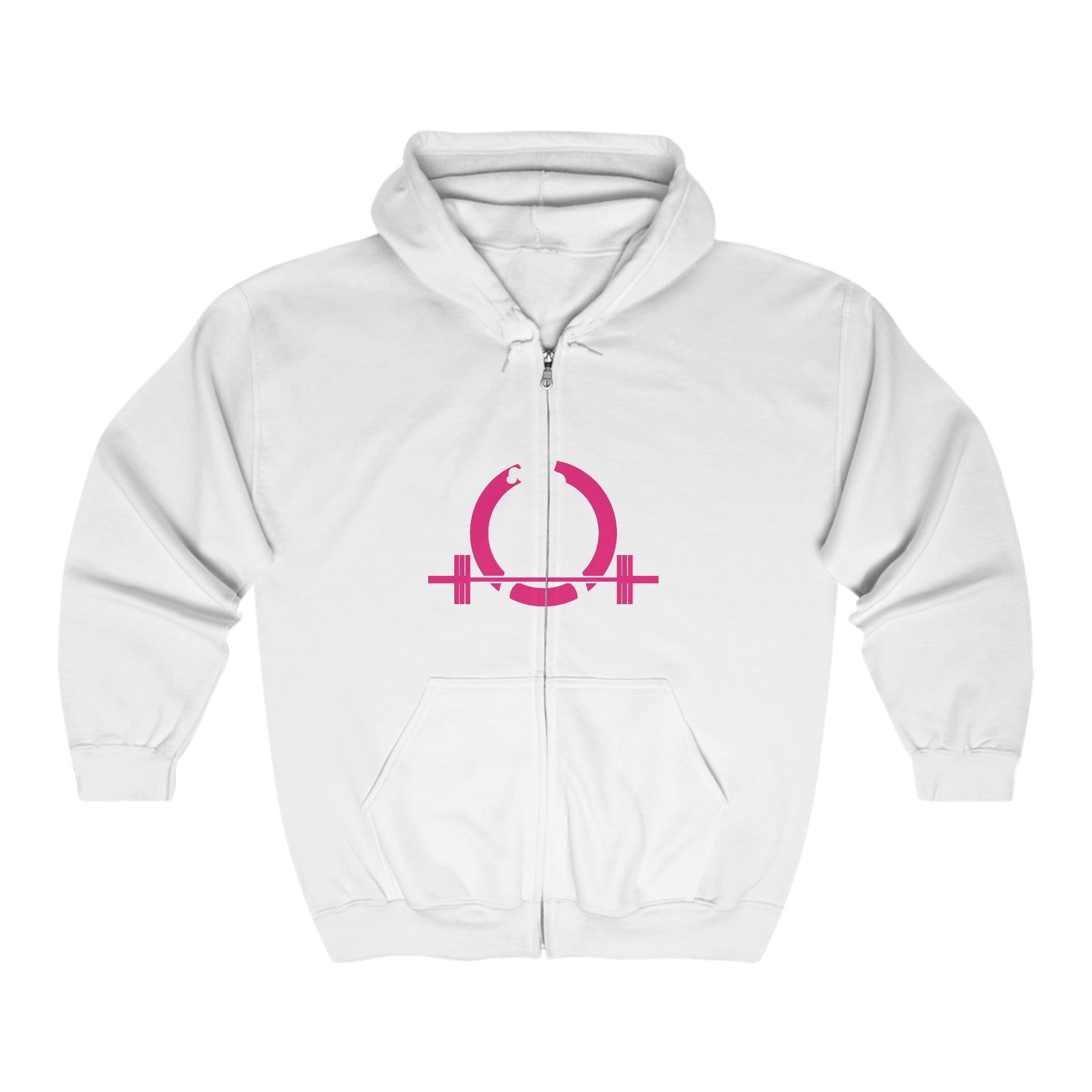 Unisex Heavy Blend™ Full Zip Hooded Sweatshirt - Classic Dark Logo