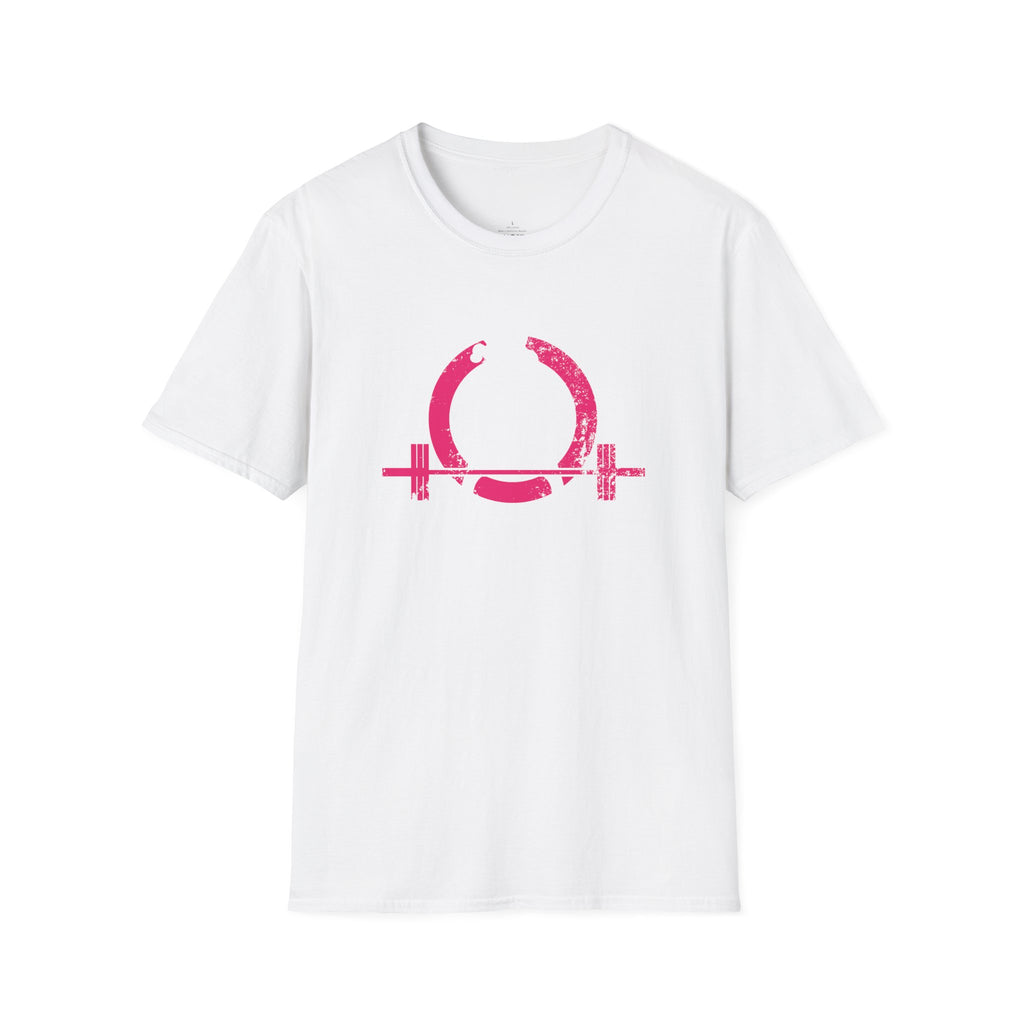 Unisex Softstyle T-Shirt - Color Distressed Logo - Plain Back