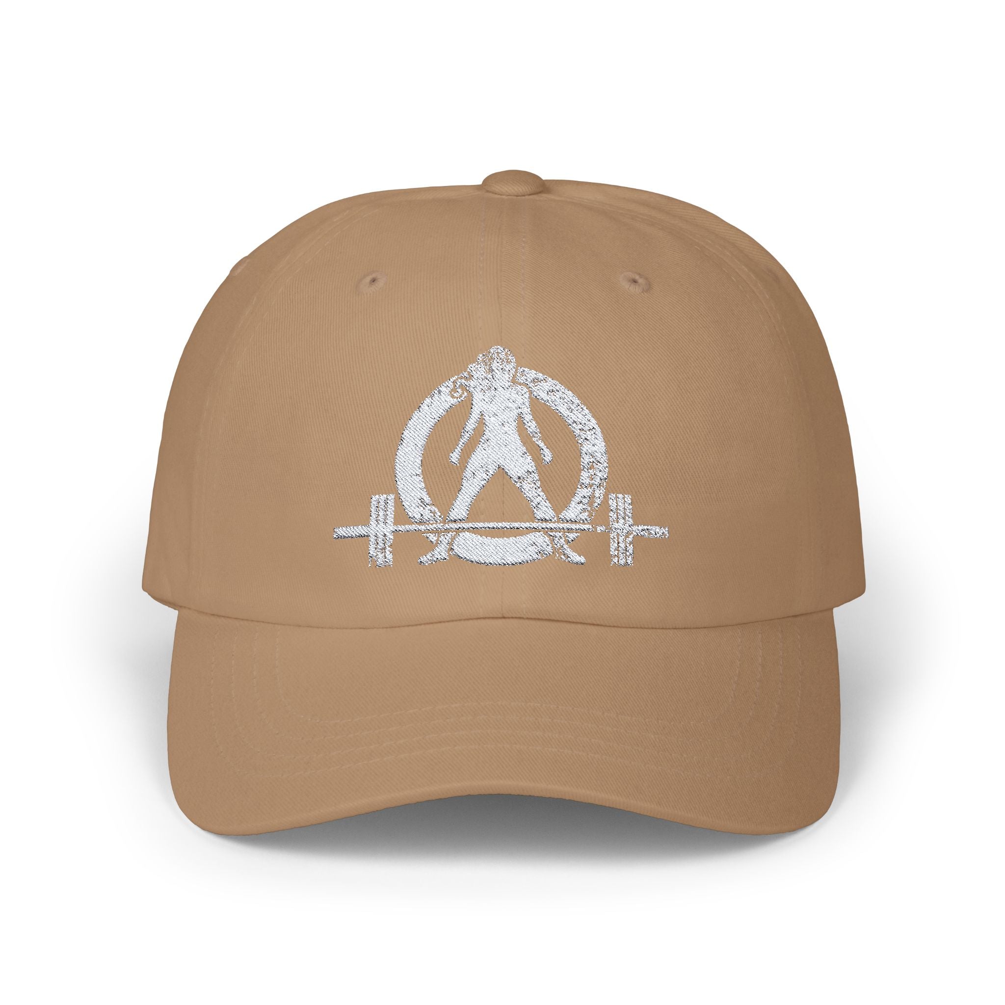 Classic Dad Cap - White Distressed Logo