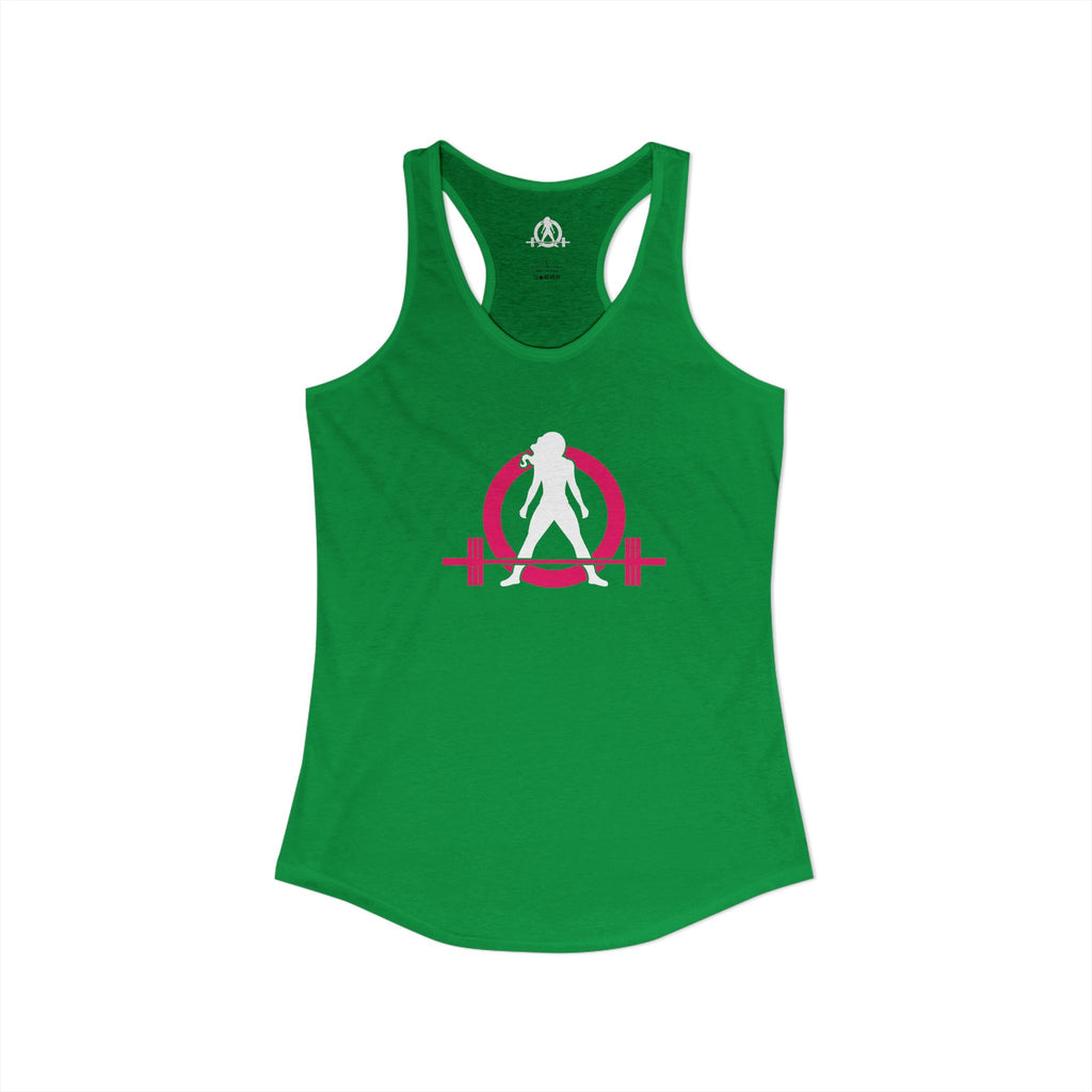 Strong Is Beautiful - Women's Ideal Racerback Tank - Classic Logo Front & Back