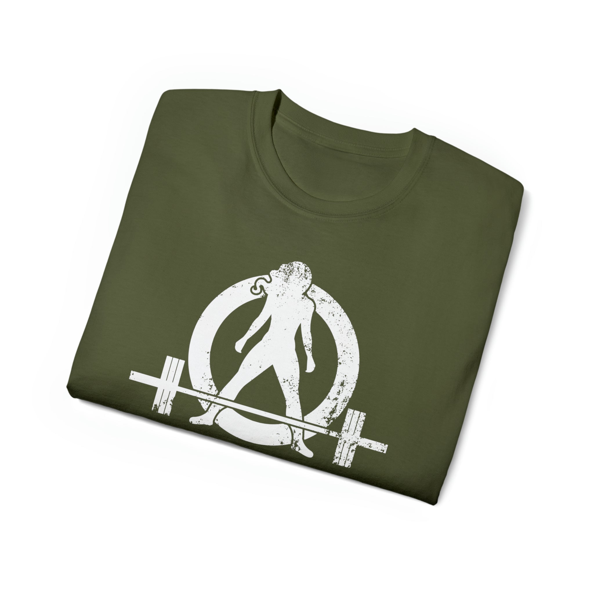 Strong Is Beautiful - Unisex Ultra Cotton Tee - Distressed White Logo - (BEST SELLER)