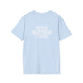 Cardio?  Lift Weights Faster - Unisex Softstyle T-Shirt - Logo Front & Back