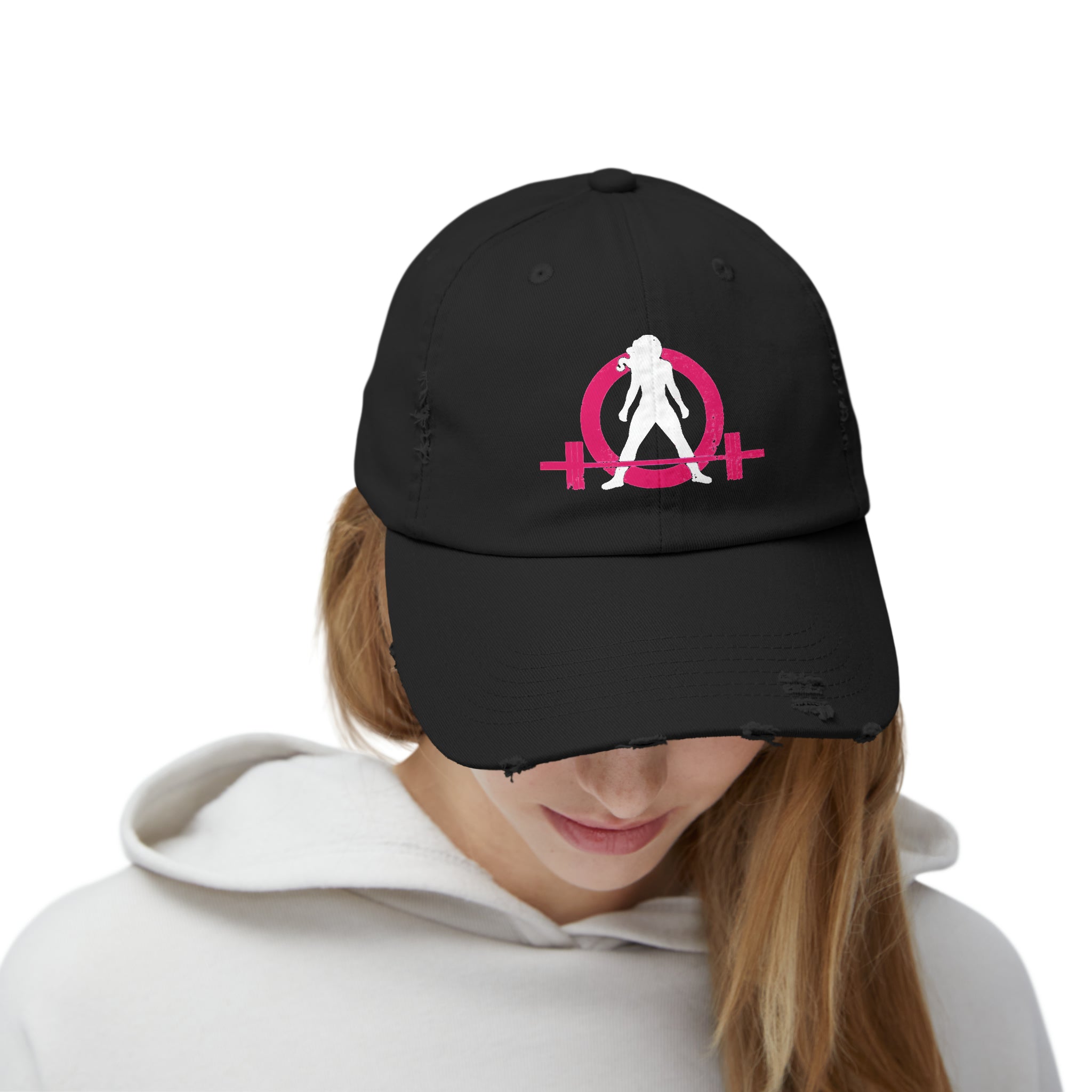 Unisex Distressed Cap - Classic Color Distressed Logo