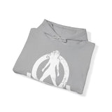 Good Girls Tone Bad Girls Deadlift - Distressed White Dark Logo - Unisex Heavy Blend Hooded Sweatshirt