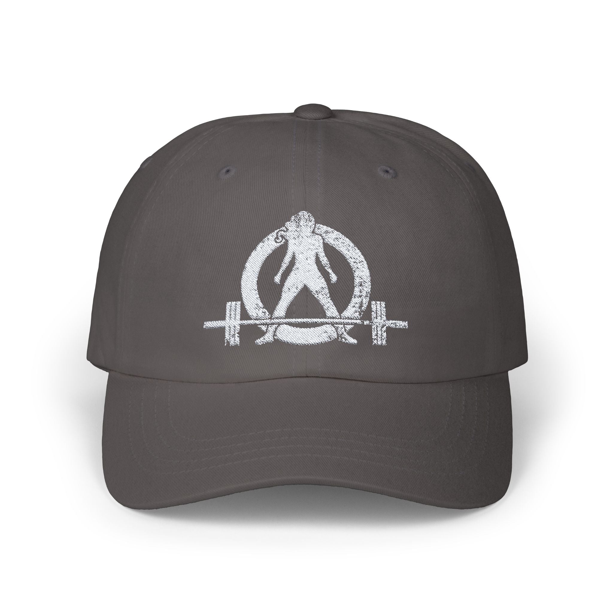 Classic Dad Cap - White Distressed Logo