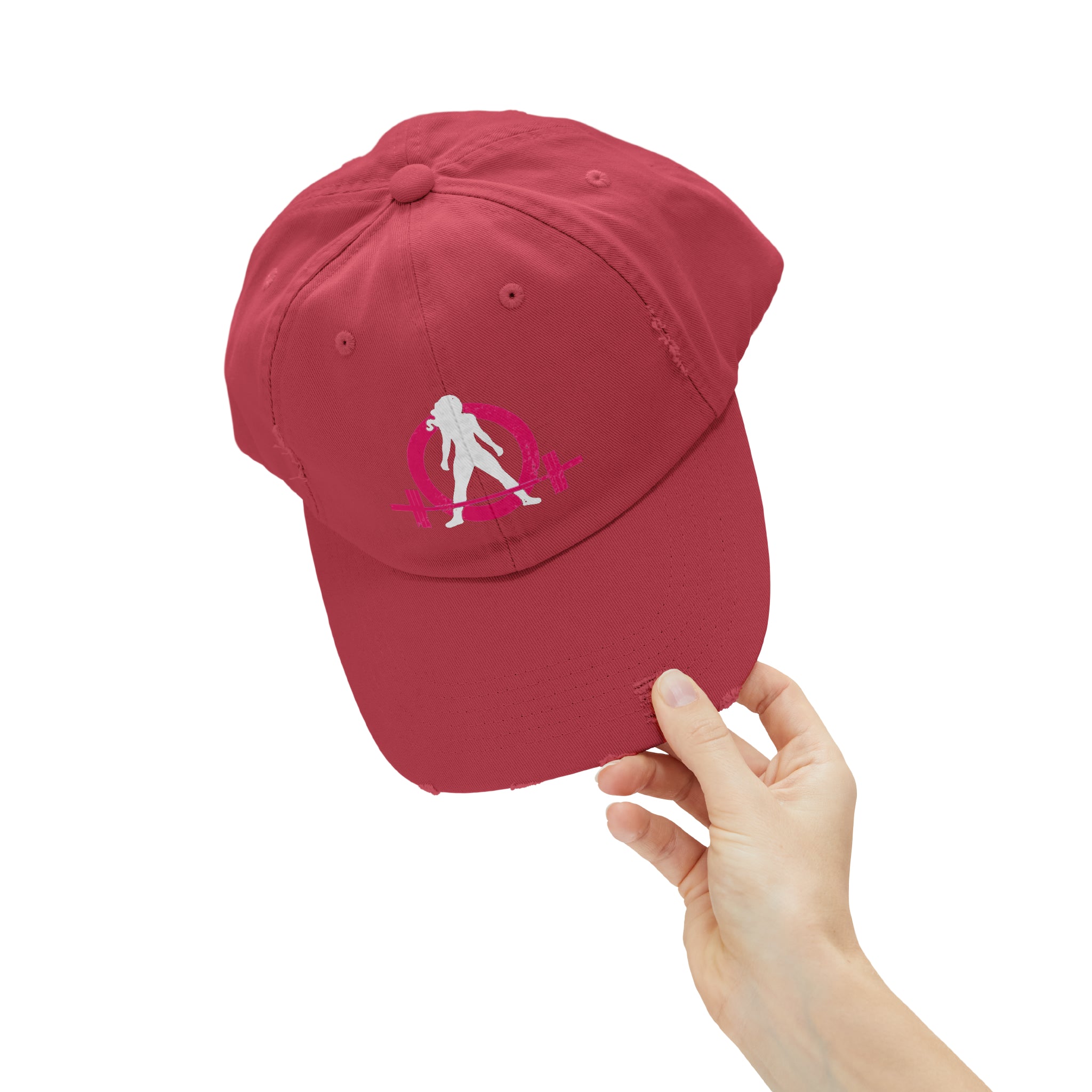 Unisex Distressed Cap - Classic Color Distressed Logo