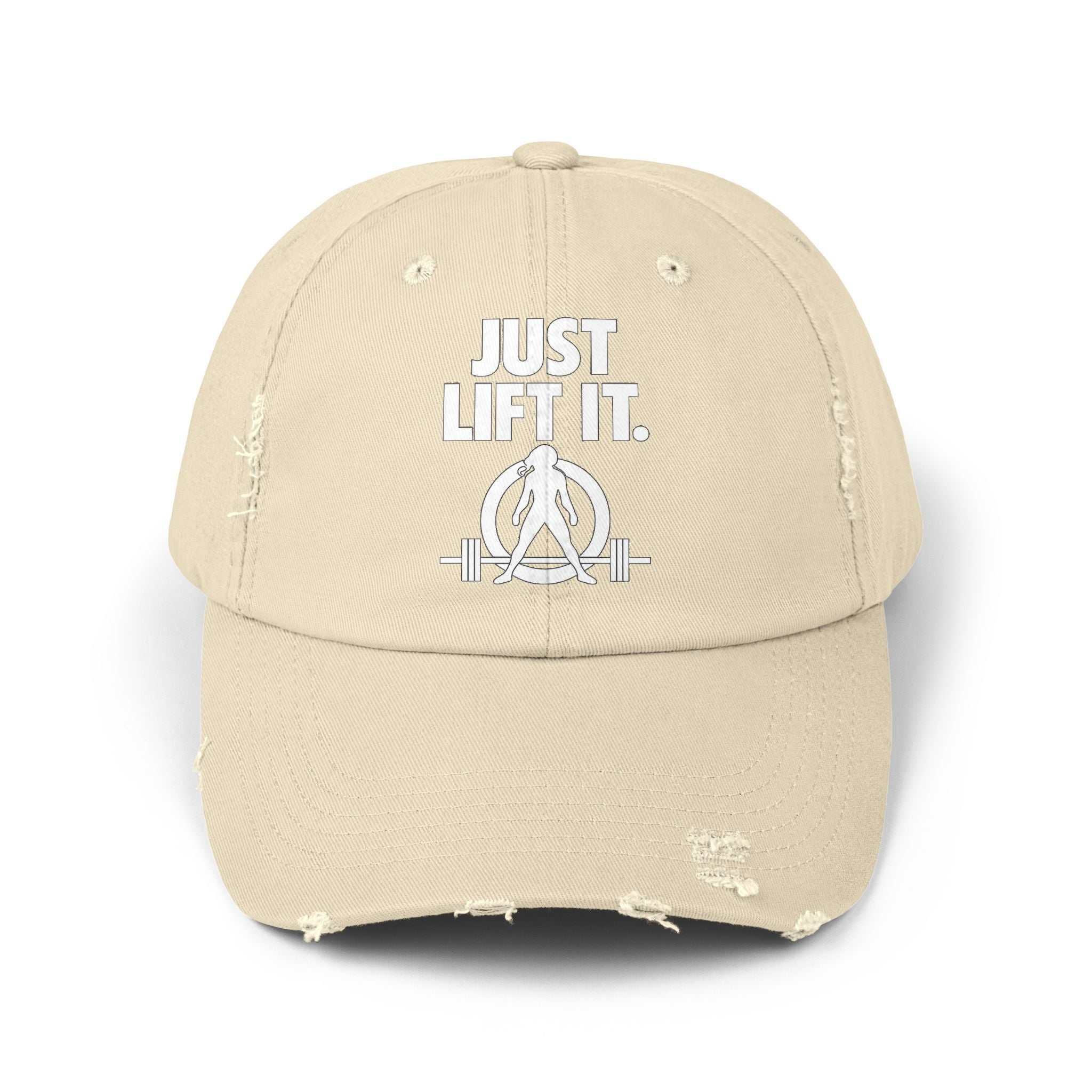 Just Lift It - Unisex Distressed Cap