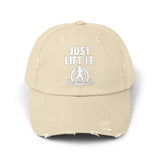 Just Lift It - Unisex Distressed Cap