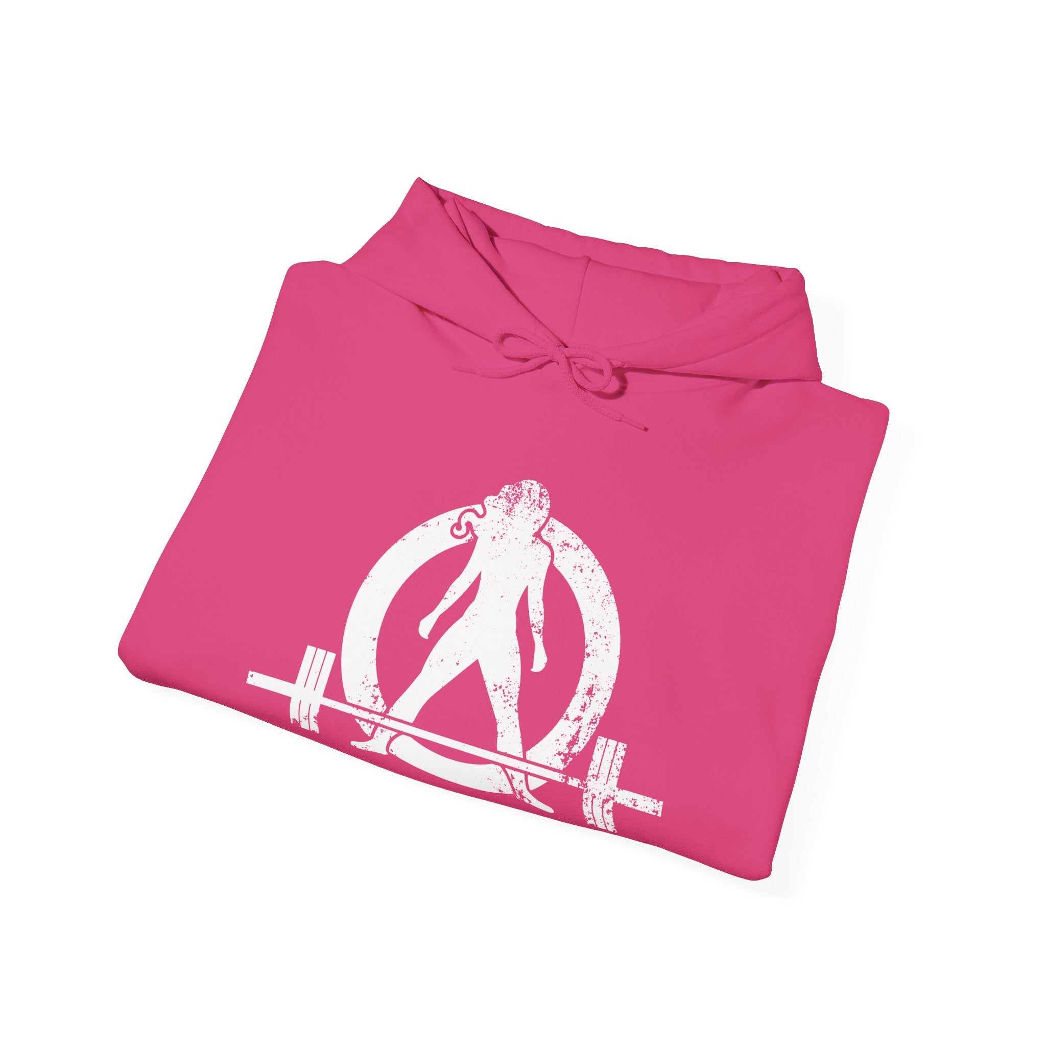 Distressed Logo - Unisex Heavy Blend Hooded Sweatshirt - White Logo  (BEST SELLER)