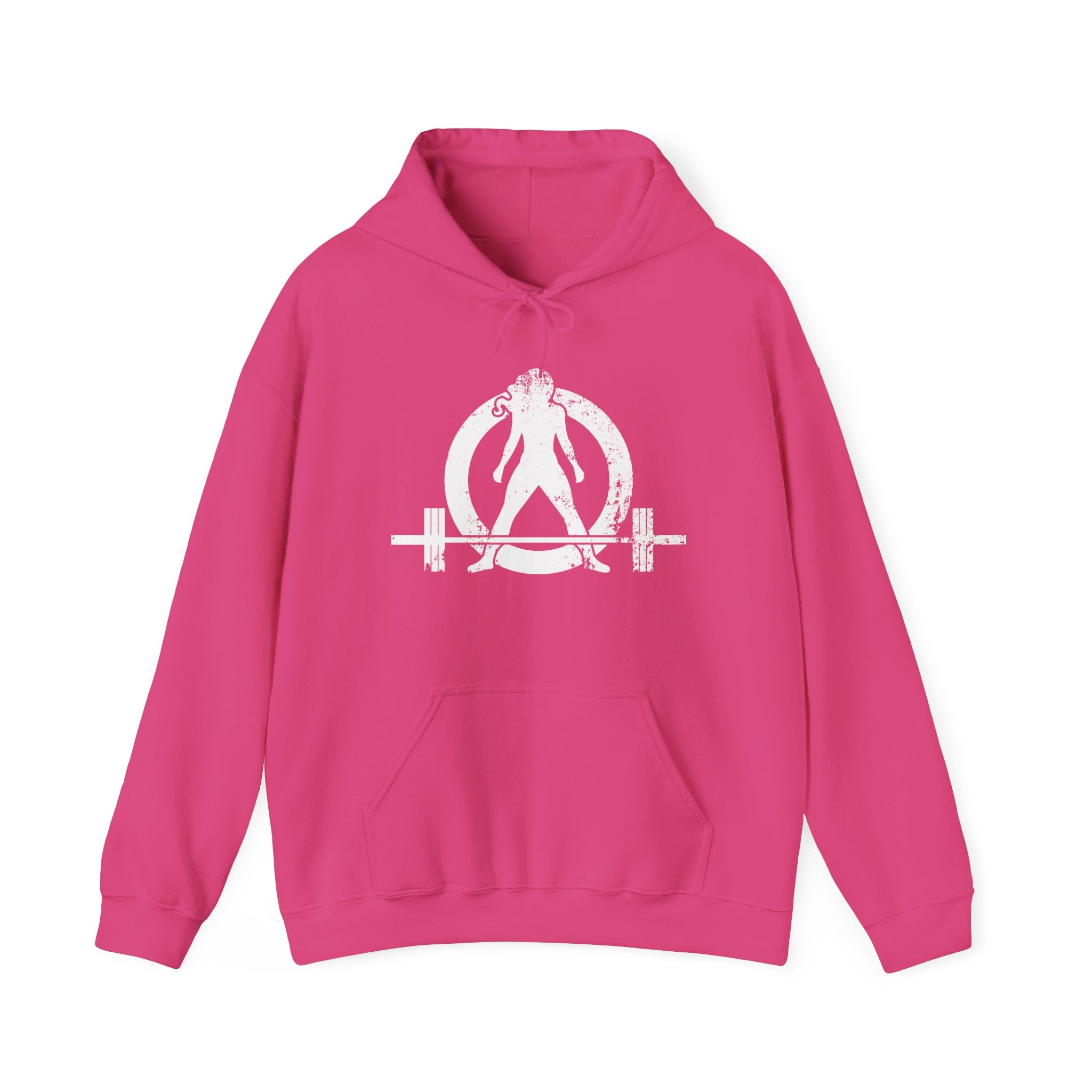 Distressed Logo - Unisex Heavy Blend Hooded Sweatshirt - White Logo  (BEST SELLER)
