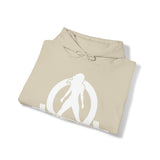 Kick Your Ass - Classic Logo White - Unisex Heavy Blend Hooded Sweatshirt (BEST SELLER)