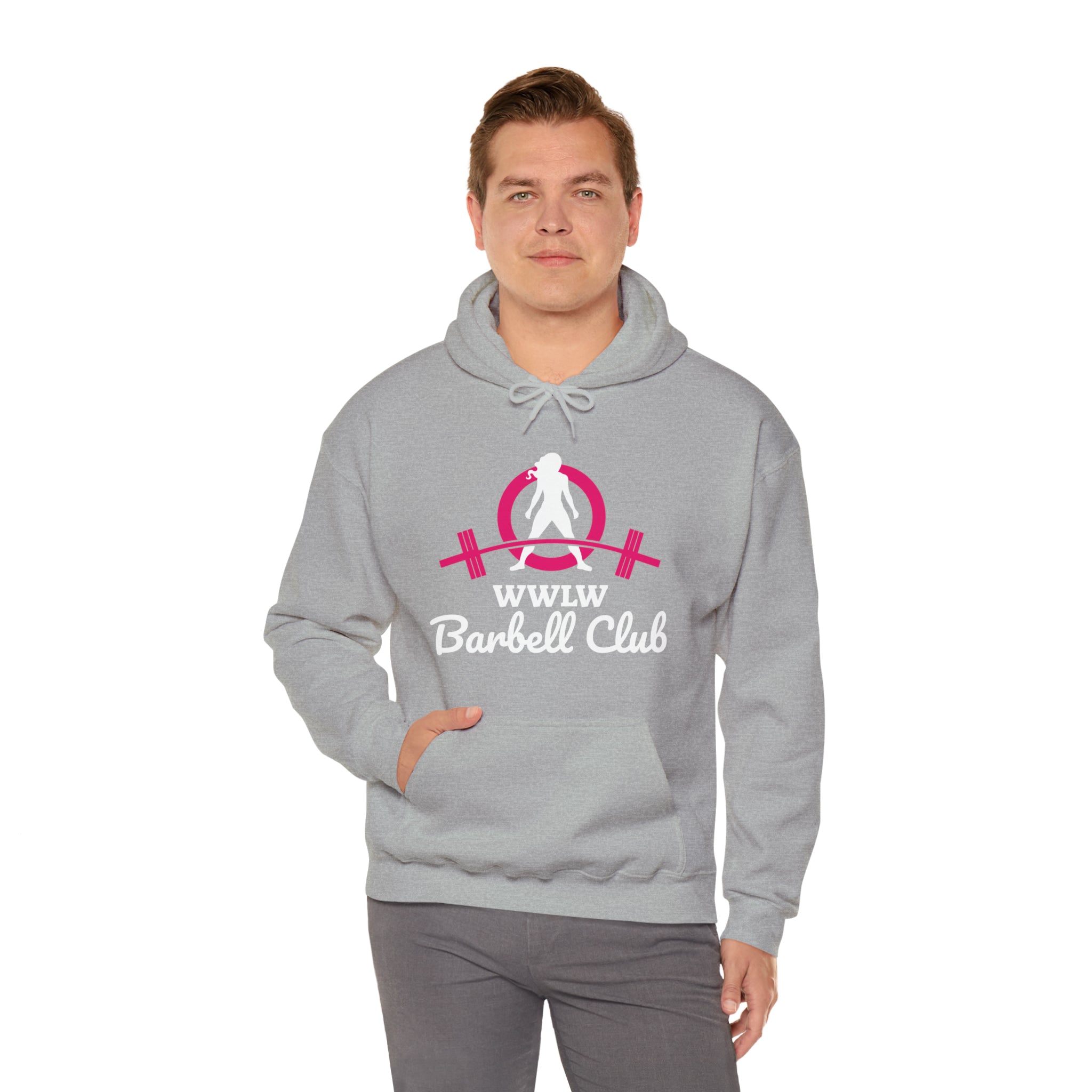 Barbell Club Classic Logo - Unisex Heavy Blend Hooded Sweatshirt