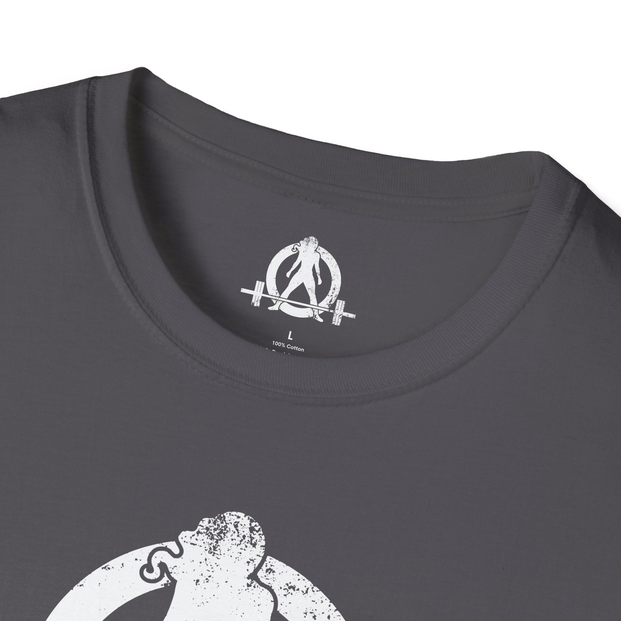 Unisex Softstyle T-Shirt - White Distressed Logo - Plain Back (BEST SELLER)
