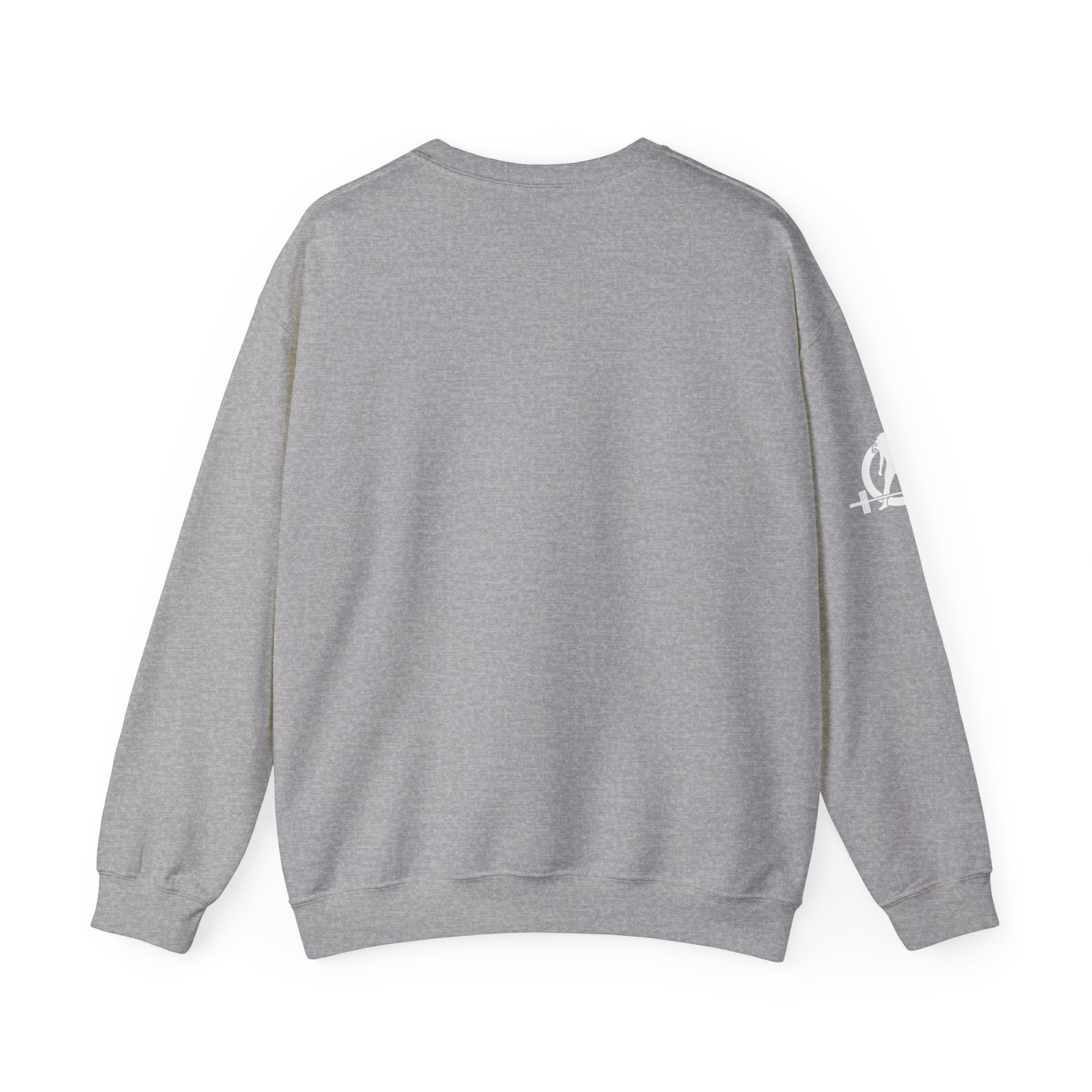 Cardio = Lift Weights Faster - Unisex Heavy Blend™ Crewneck Sweatshirt - Front  Logo