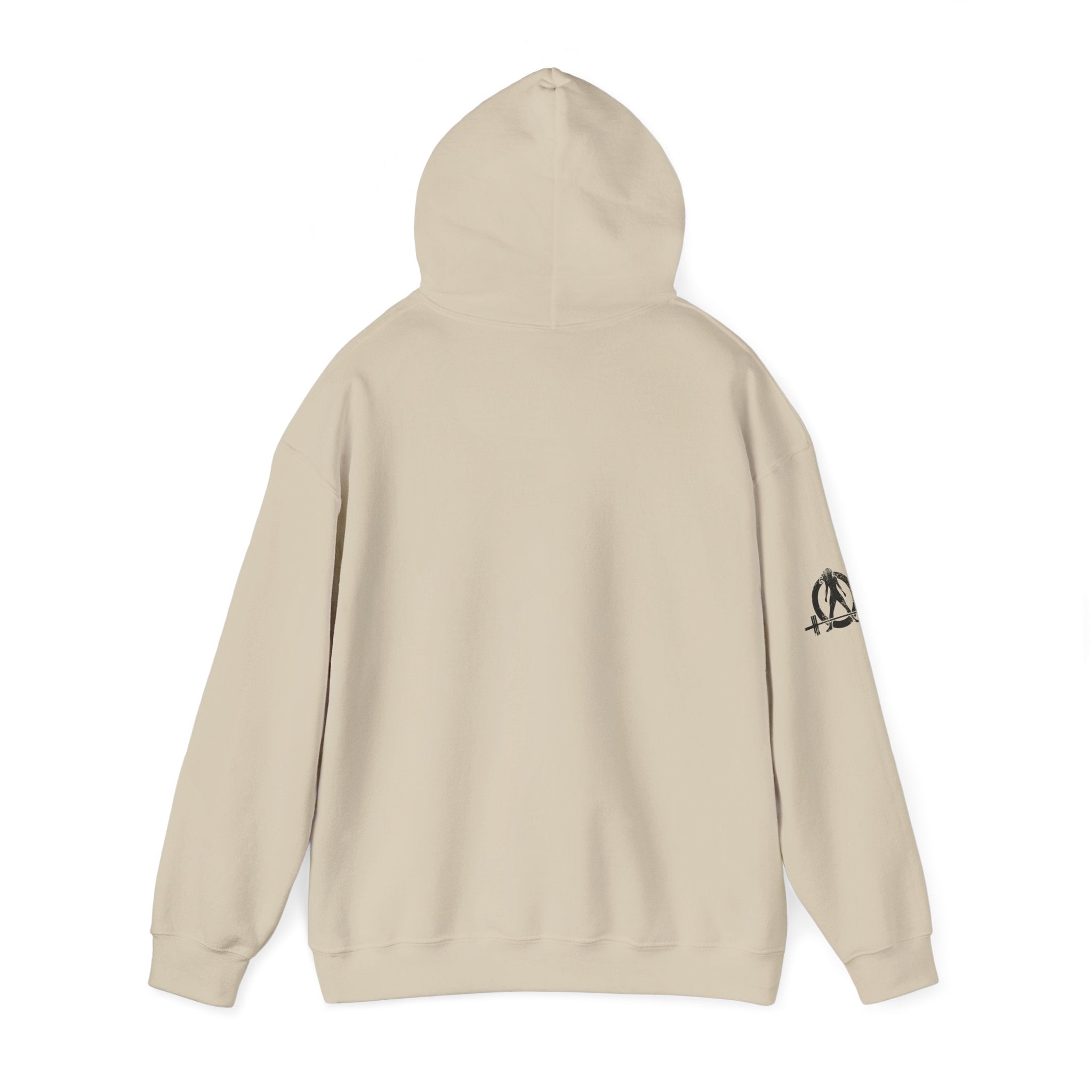 WWLW “Squat • Bench • Deadlift • Repeat” Hoodie - Front Logo Black
