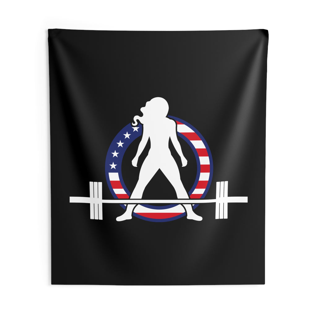 USA Logo - Indoor Wall Tapestries - USA Dark Logo