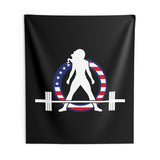 USA Logo - Indoor Wall Tapestries - USA Dark Logo