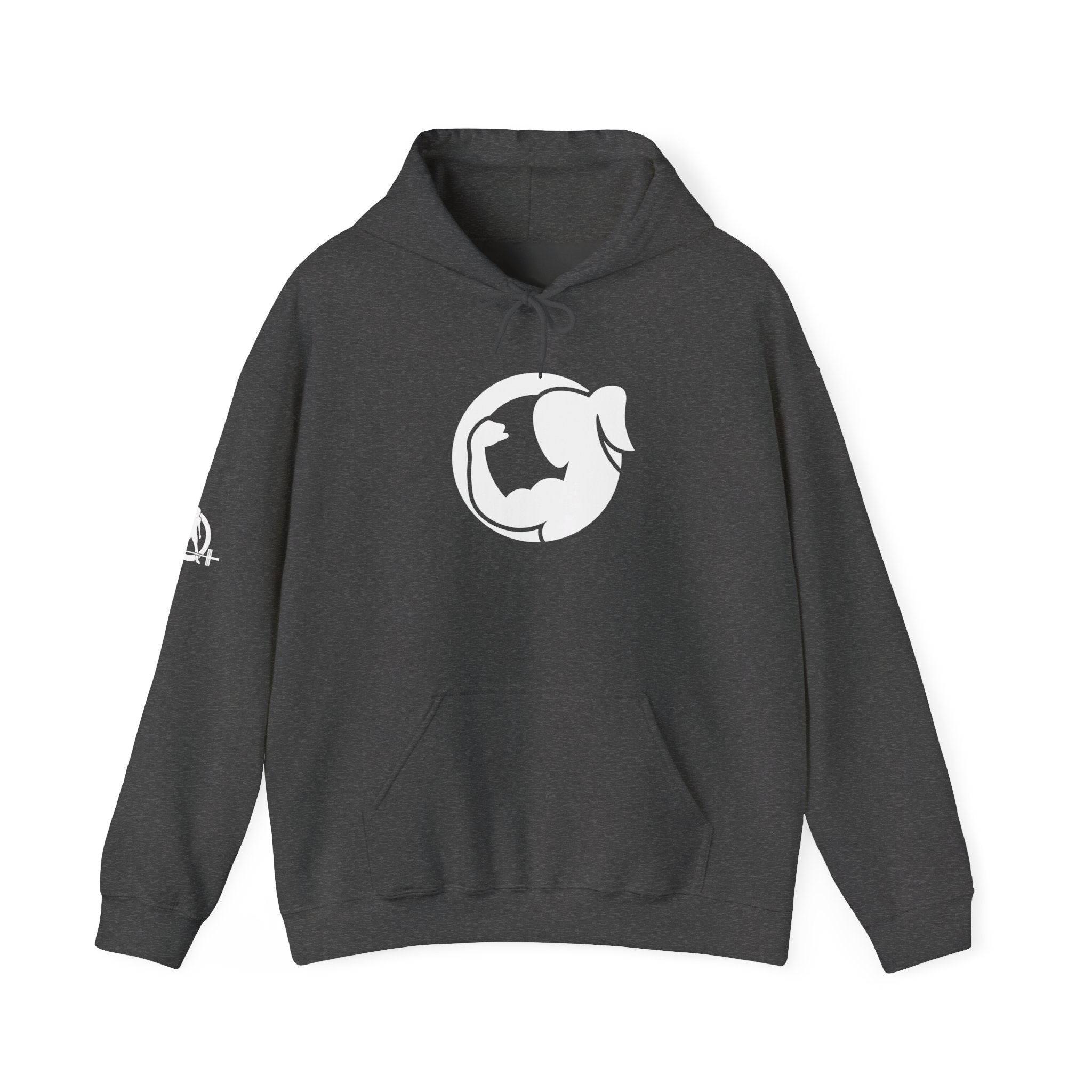 Strong Her – Unisex Heavy Blend™ Hooded Sweatshirt (White Logo) 💪