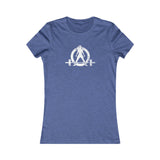 Distressed - Women's Favorite Tee - White Distressed Logo