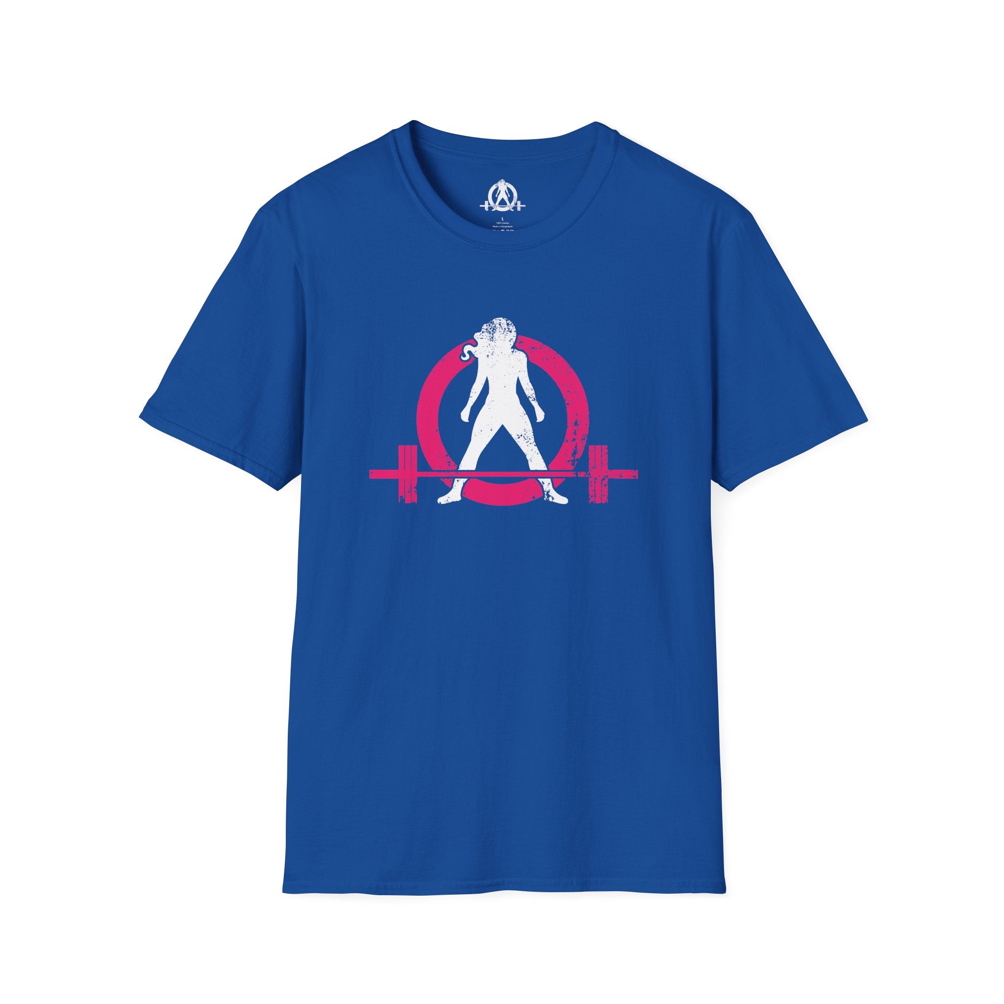 The Bar Is Loaded - Unisex Softstyle T-Shirt - Color Distressed Logo
