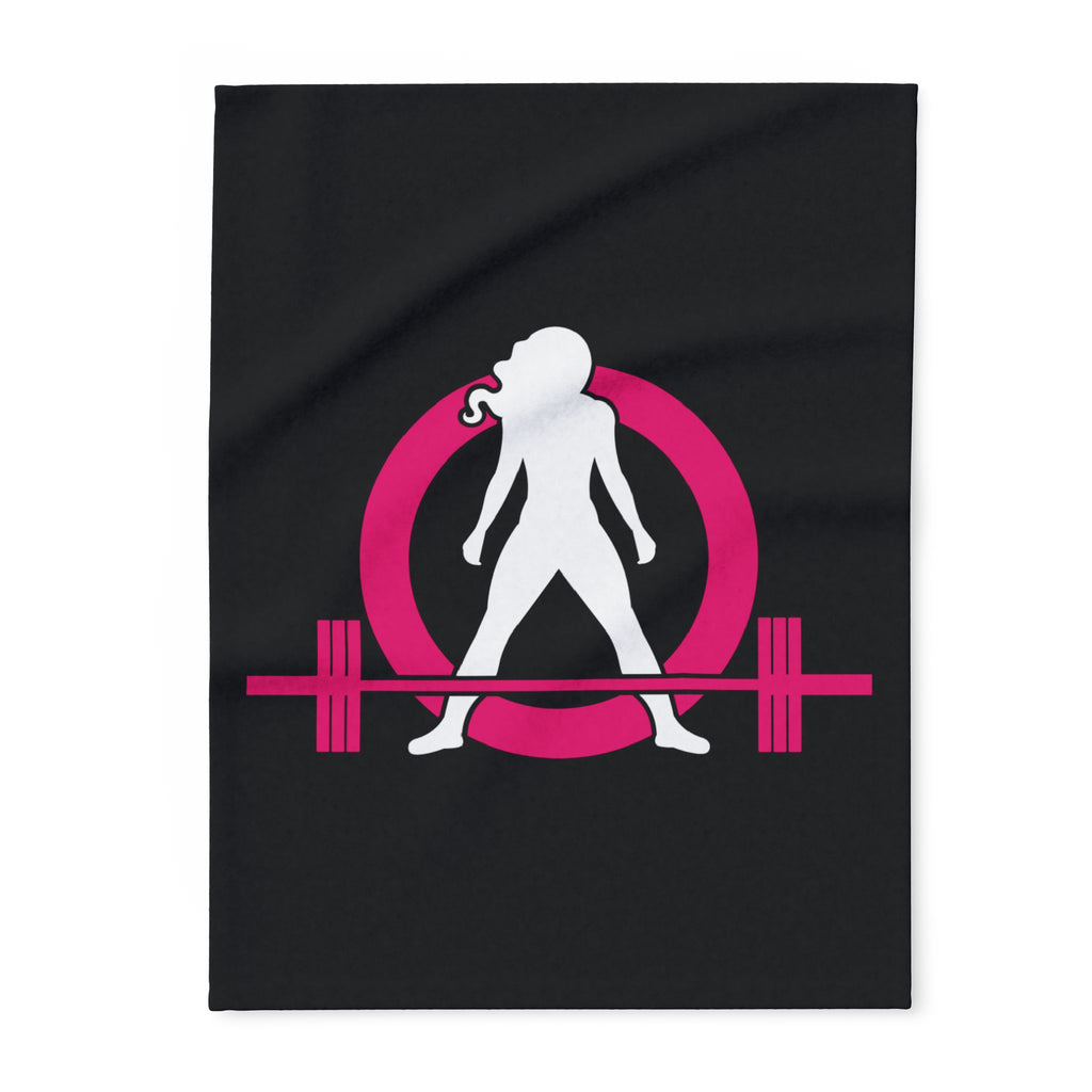 WWLW Arctic Fleece Blanket – Black Classic Logo 🖤