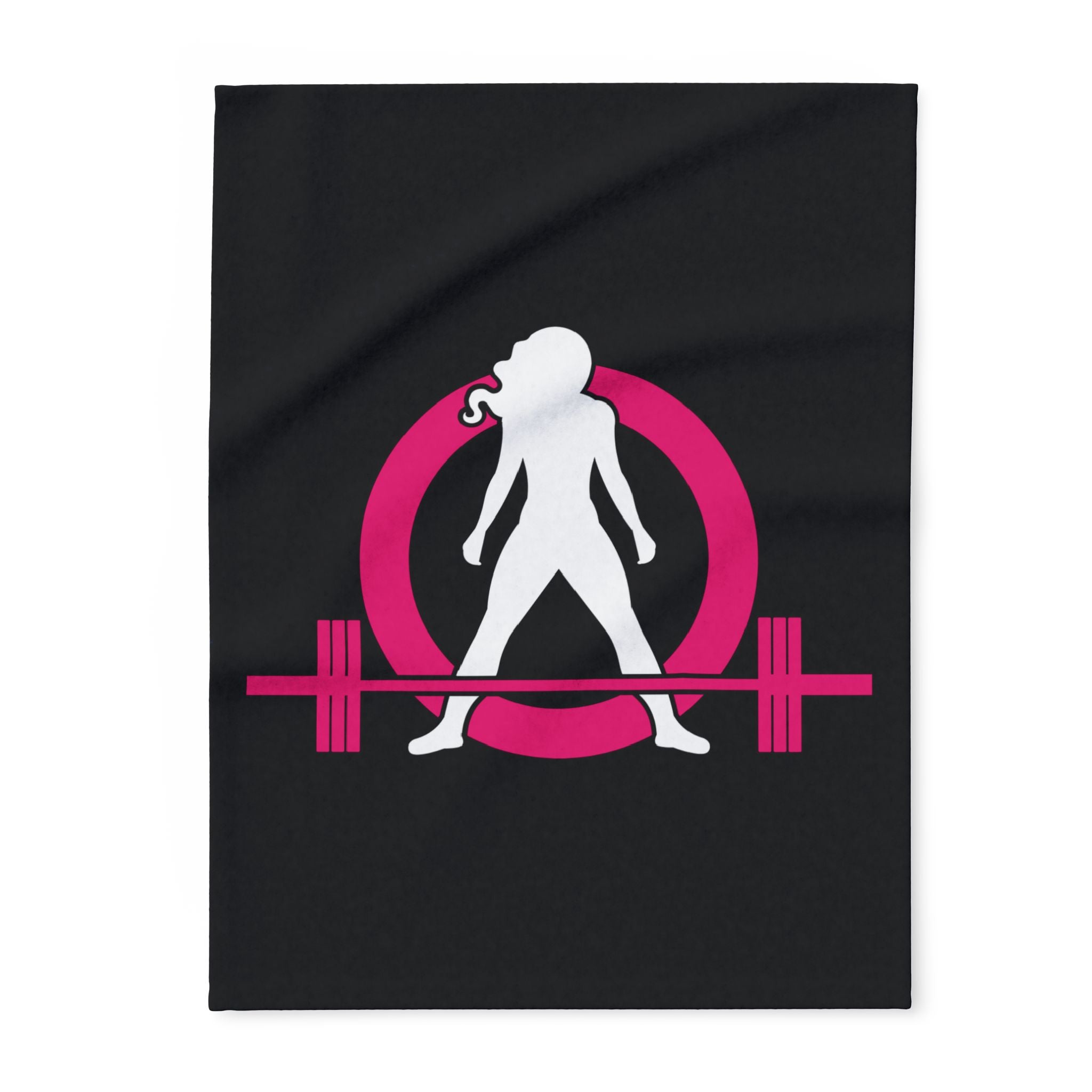 WWLW Arctic Fleece Blanket – Black Classic Logo 🖤