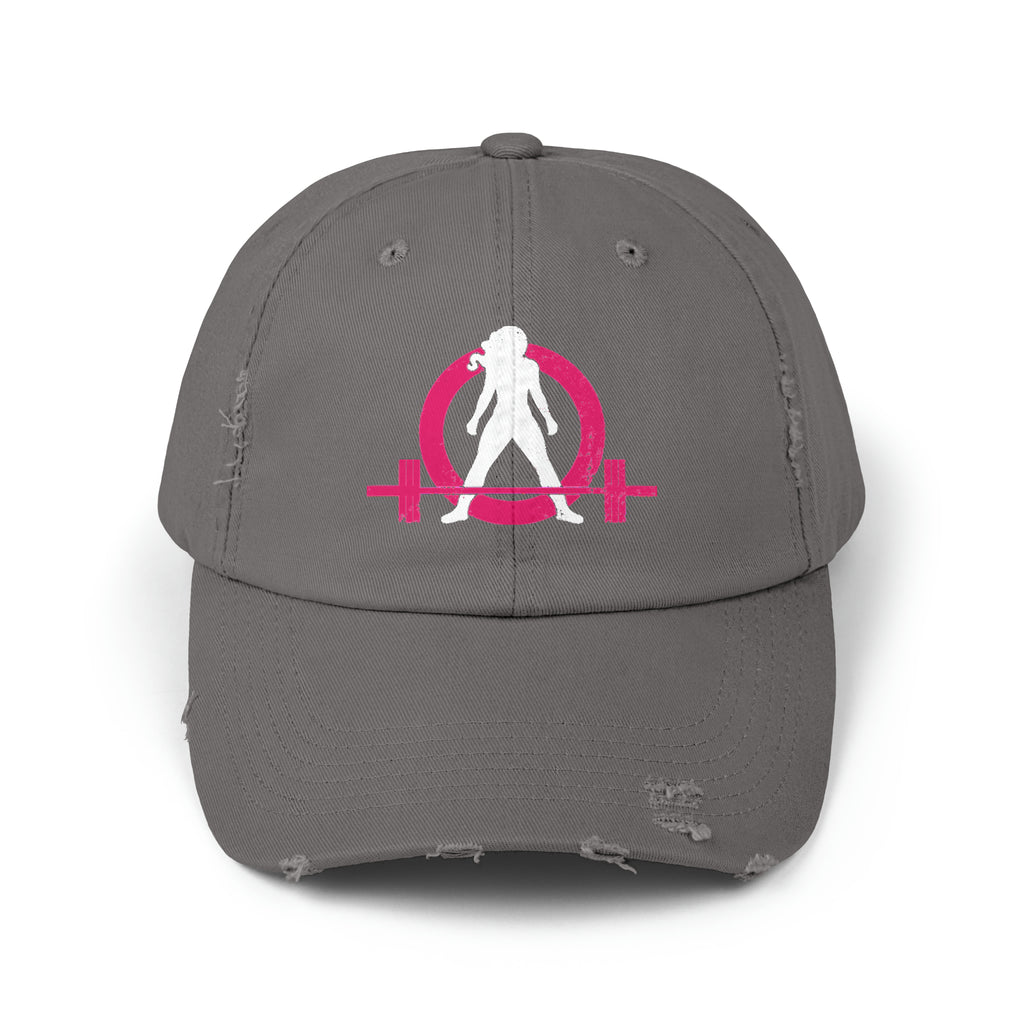 Unisex Distressed Cap - Classic Color Distressed Logo