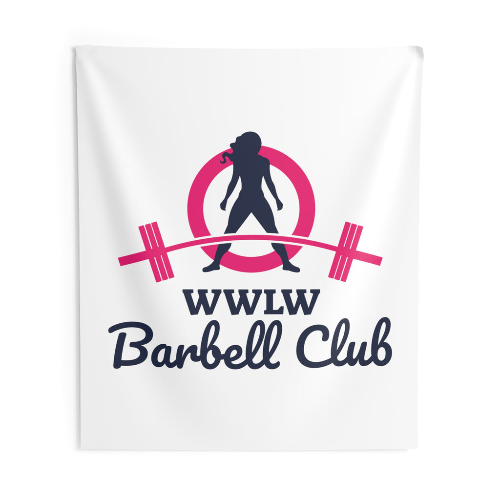 Barbell Club - Classic Logo - Indoor Wall Tapestries