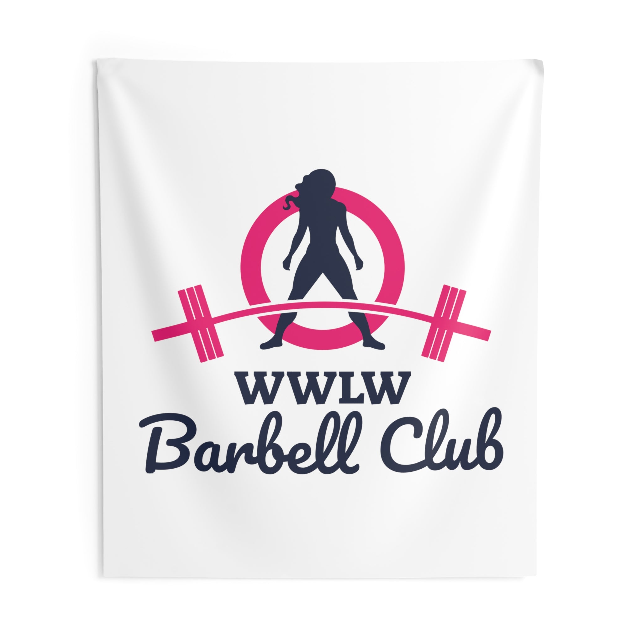 Barbell Club - Classic Logo - Indoor Wall Tapestries