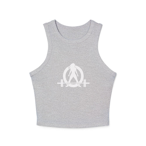 Chic Women's Micro Rib Tank Top, Casual Summer Top, Workout Tank, Layering Piece, Activewear, Relaxed Fit