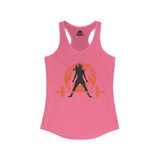 Halloween Deadlift - Women's Ideal Racerback Tank - Dark Logo