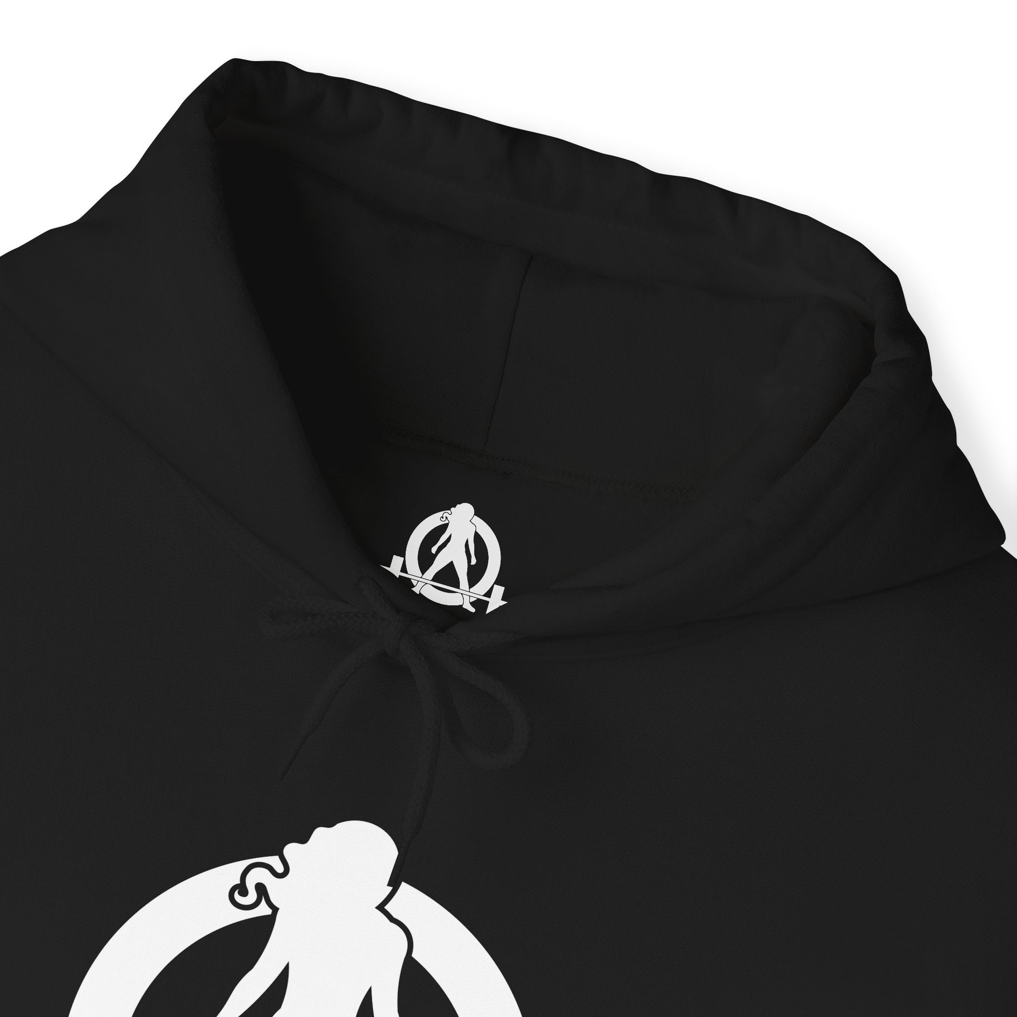 Cardio = Lift Weights Faster - Unisex Heavy Blend Hooded Sweatshirt - White Print on Front & Back