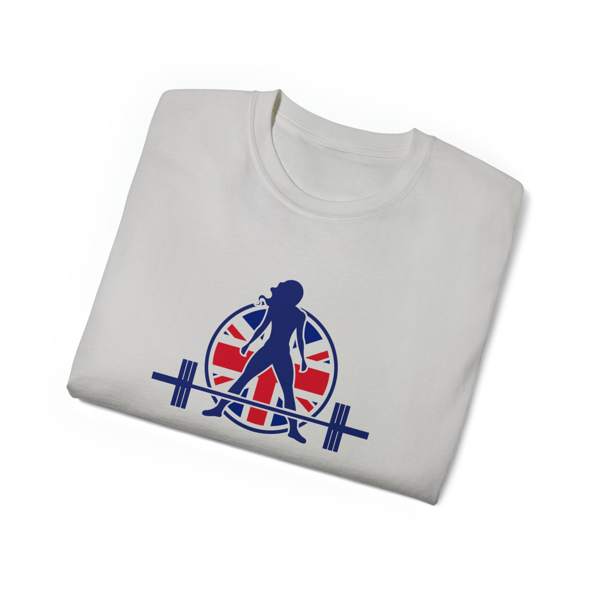 Unisex Ultra Cotton Tee - UK Logo Light - Plain Back