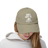 Just Lift It - Unisex Distressed Cap