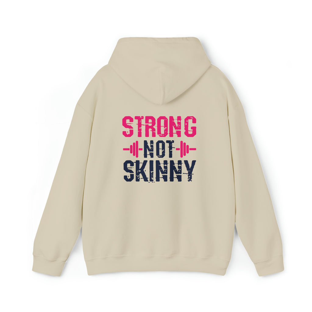 Strong Not Skinny - Pride Color Logo - Unisex Heavy Blend Hooded Sweatshirt