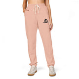 WWLW Unisex Fleece Sweatpants, Casual Chill Pants for Relaxation, Perfect for Home or Lounge, Gift for Friends, Daily Comfort Wear - Black Logo