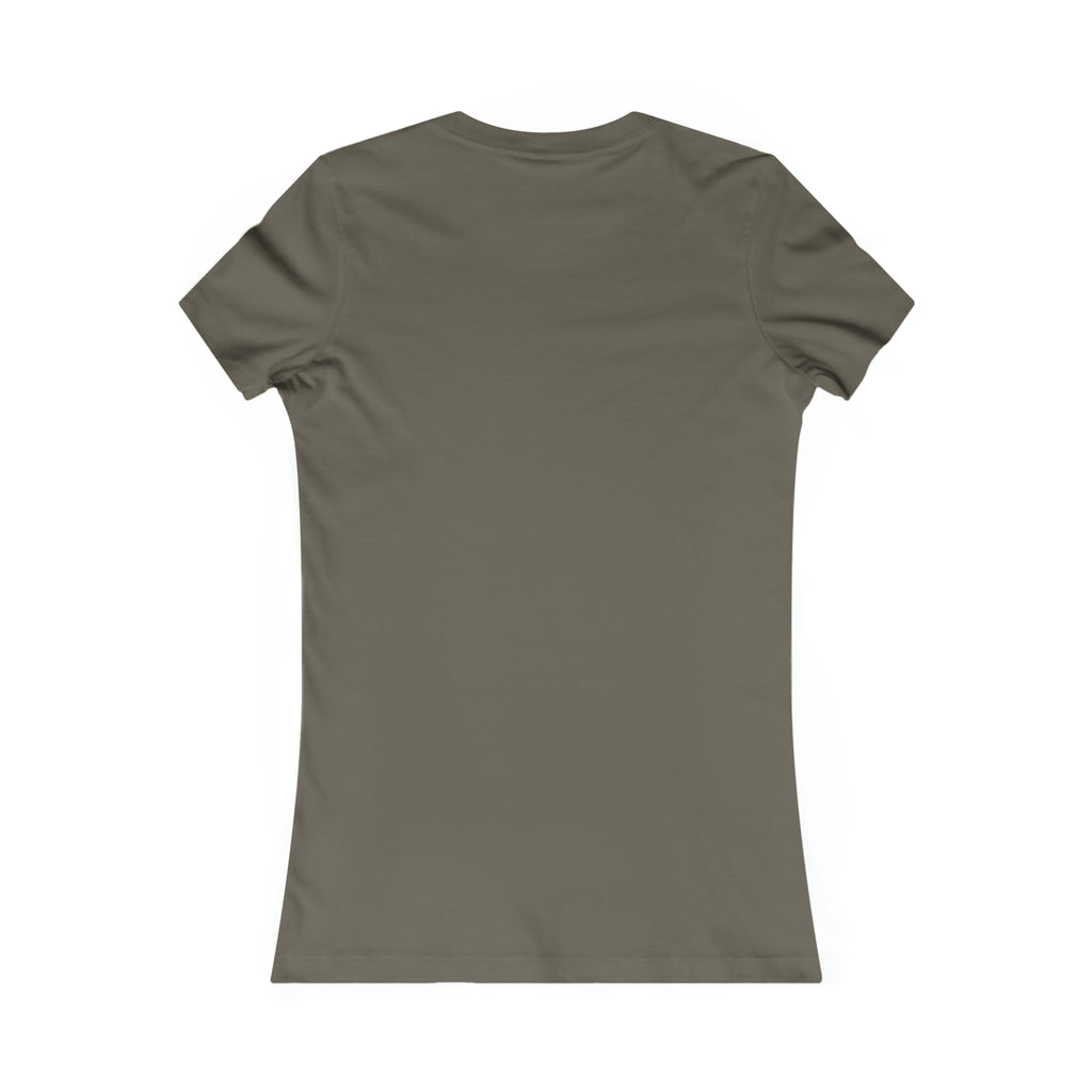 She is STRONG - Women's Favorite Tee - Black Logo - Plain Back