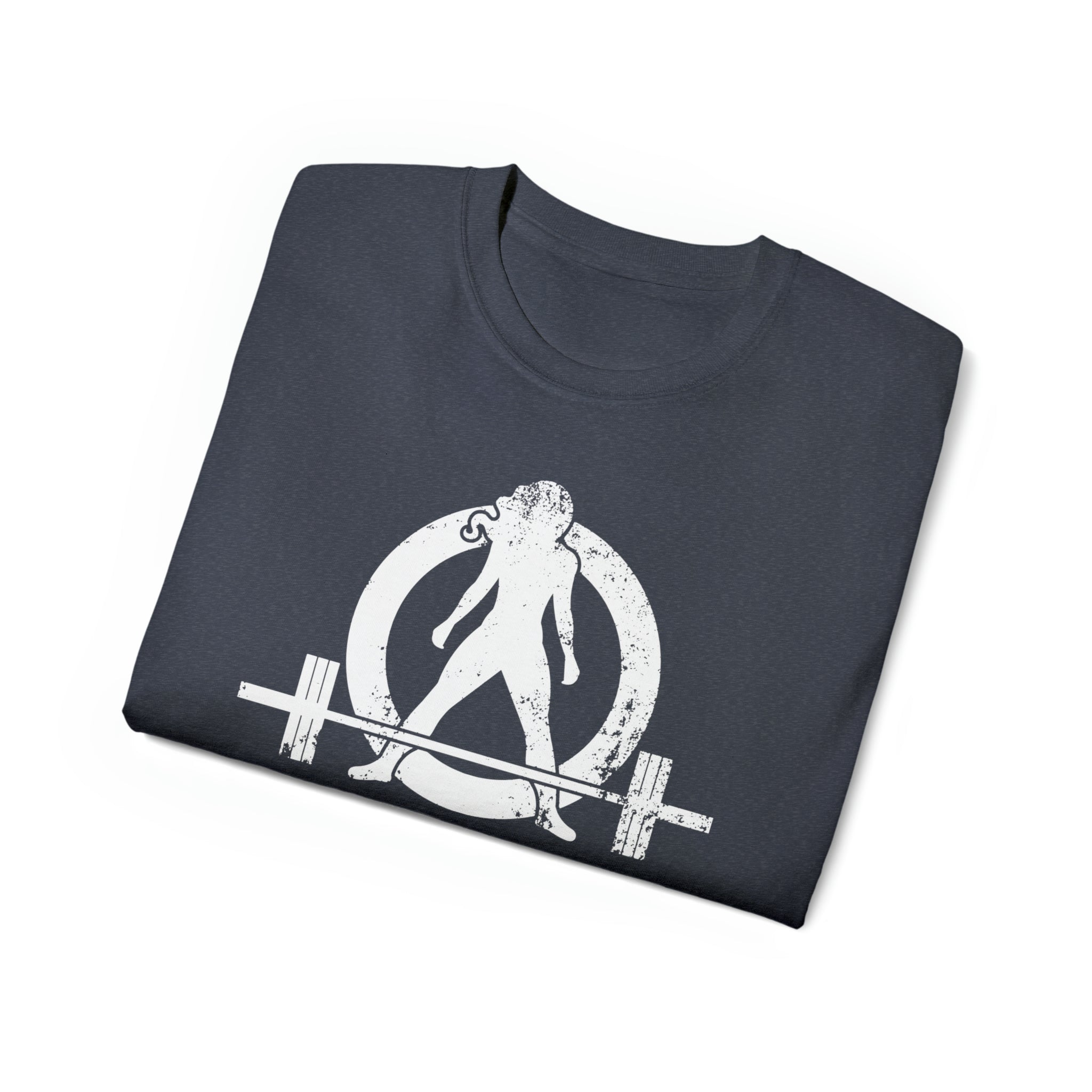 Strong Is Beautiful - Unisex Ultra Cotton Tee - Distressed White Logo - (BEST SELLER)
