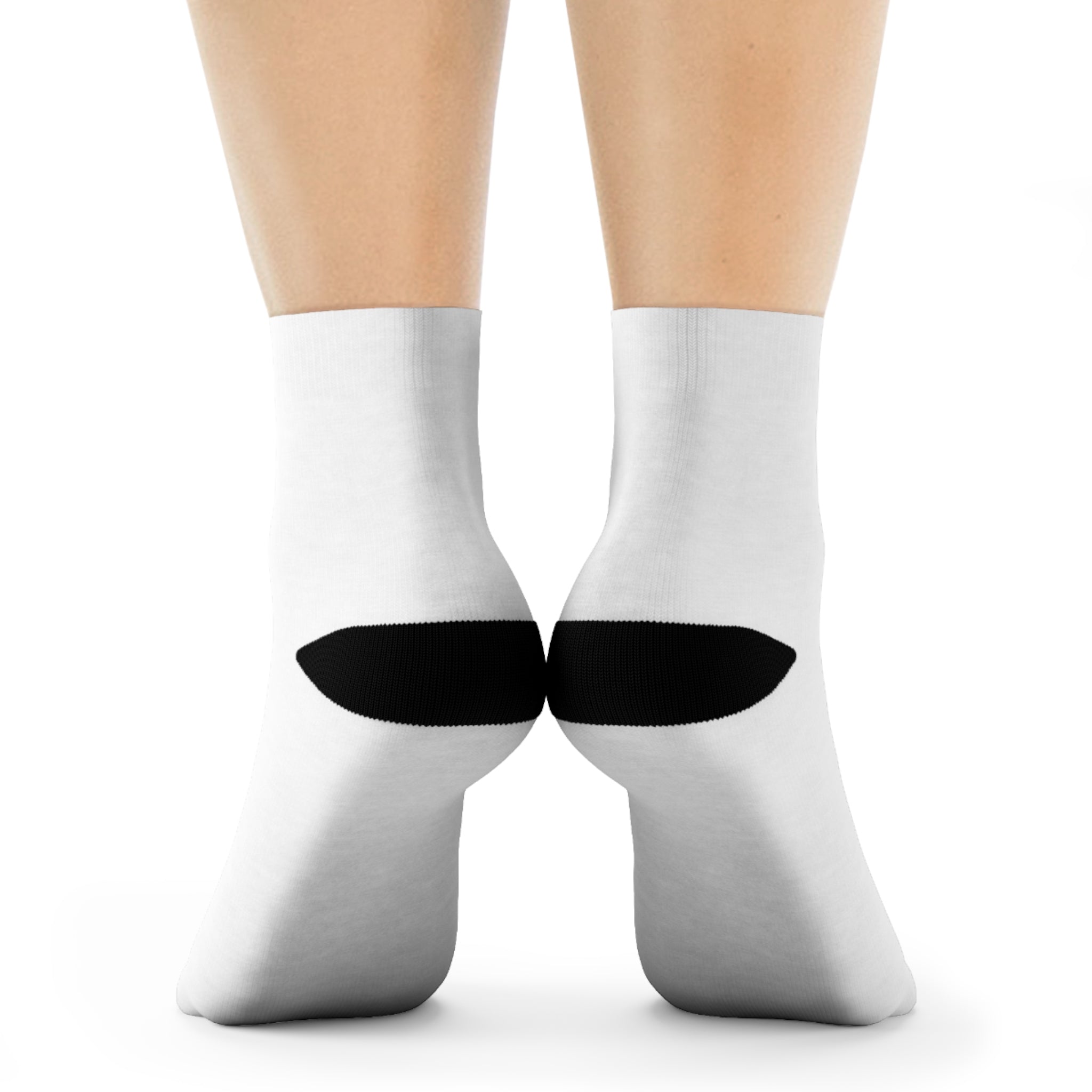 Coffee & Barbells - Socks - White with Black Logo