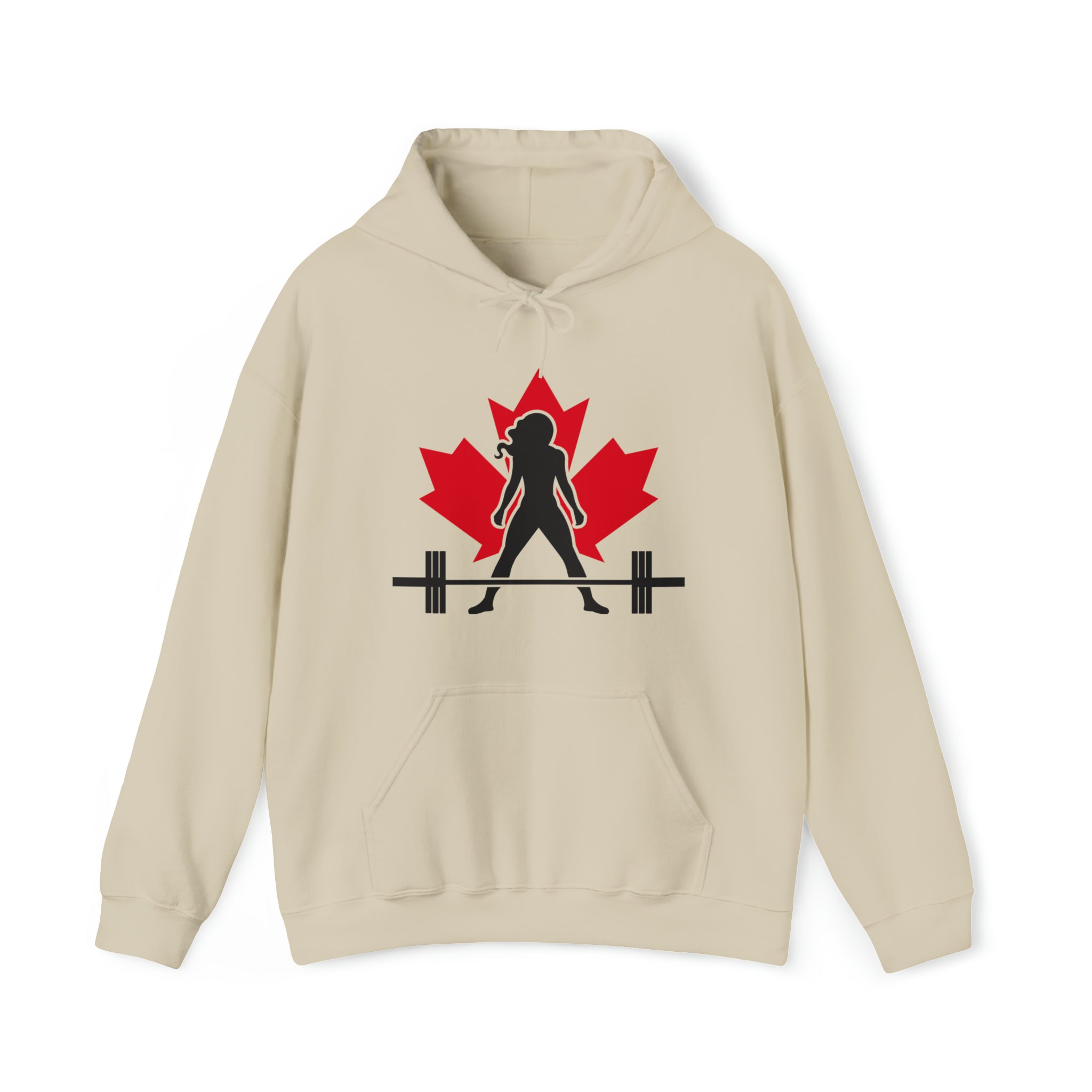 Canada Logo - Unisex Heavy Blend Hooded Sweatshirt - Canada Logo Light - Plain Back