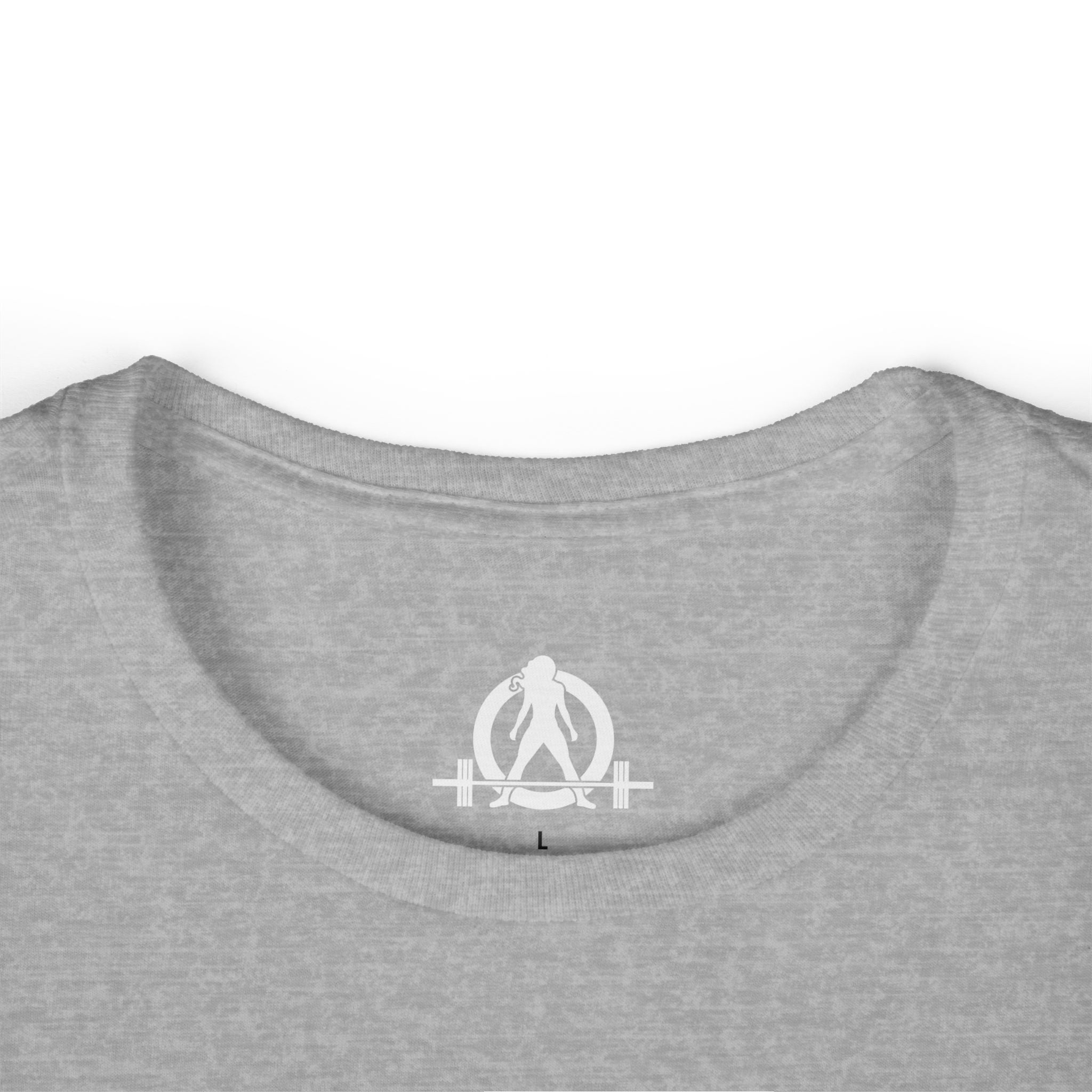 Dare To Be Different - Deadlift - Women's Softstyle Tee - Logo on Front - Plain Back