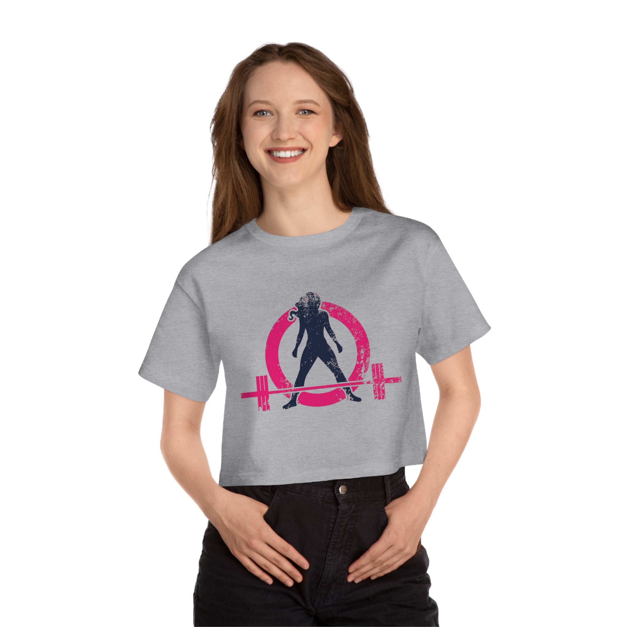 Champion Women's Heritage Cropped T-Shirt - Distressed Color