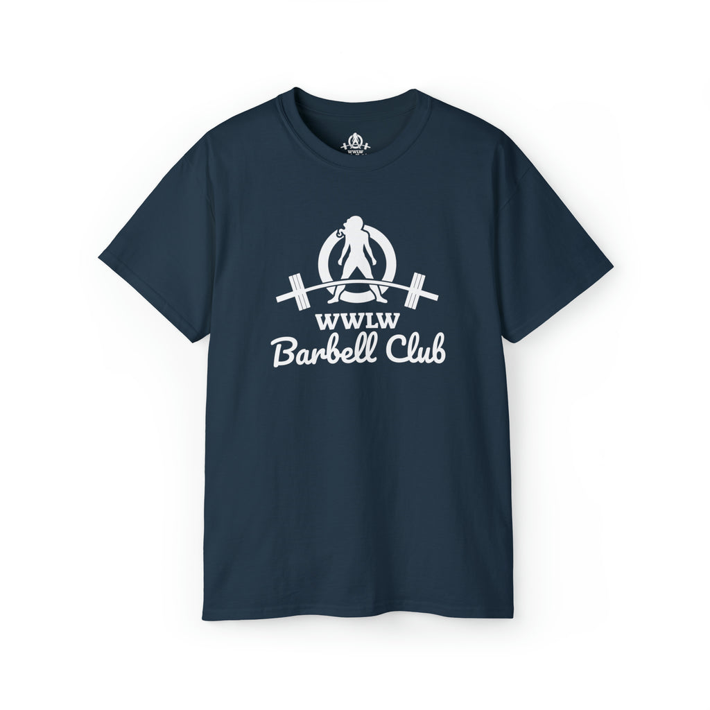 Barbell Club - Unisex Ultra Cotton Tee - White Logo
